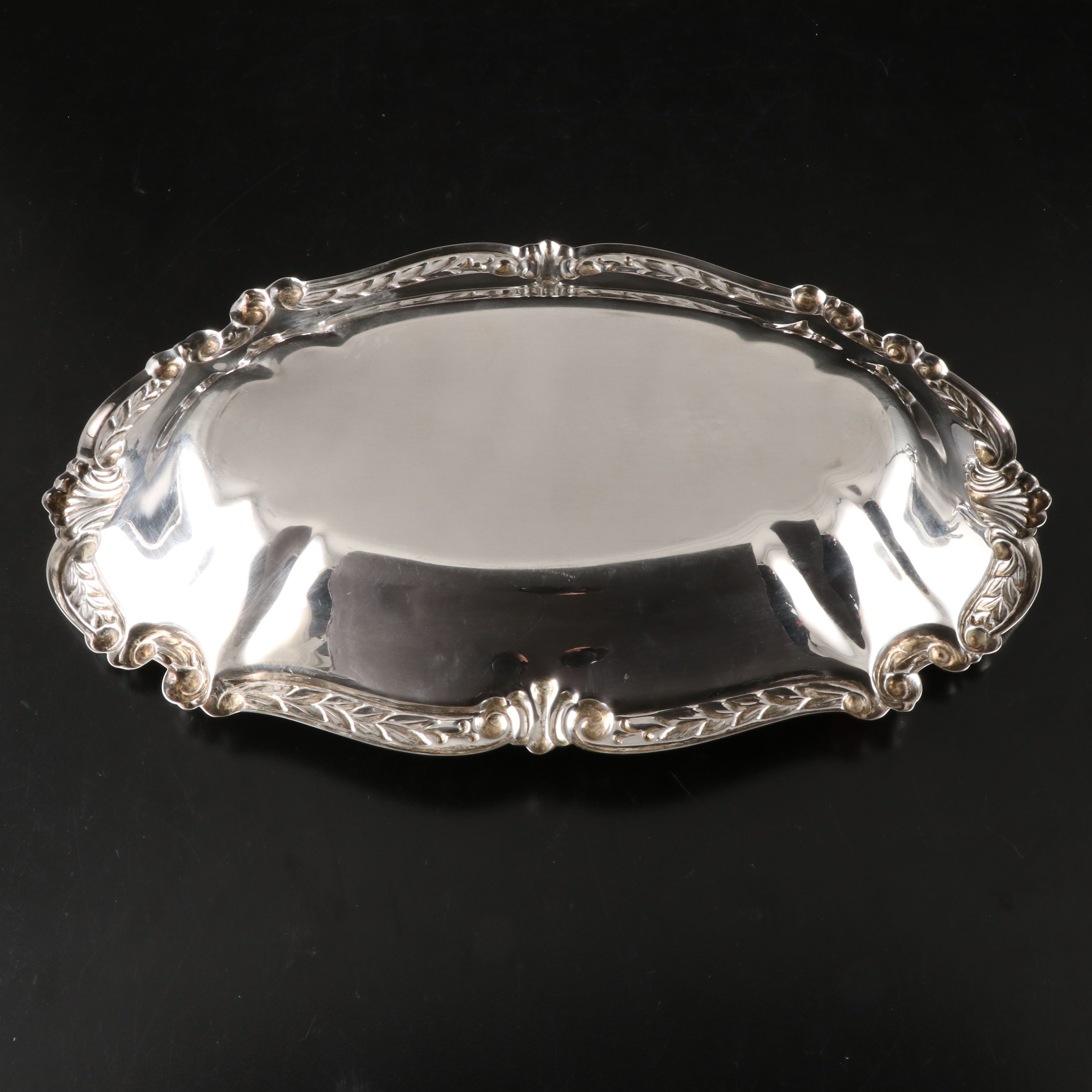 Intl. Silver "Ambassador" Salt and Pepper Set with More Silver Plate Serveware