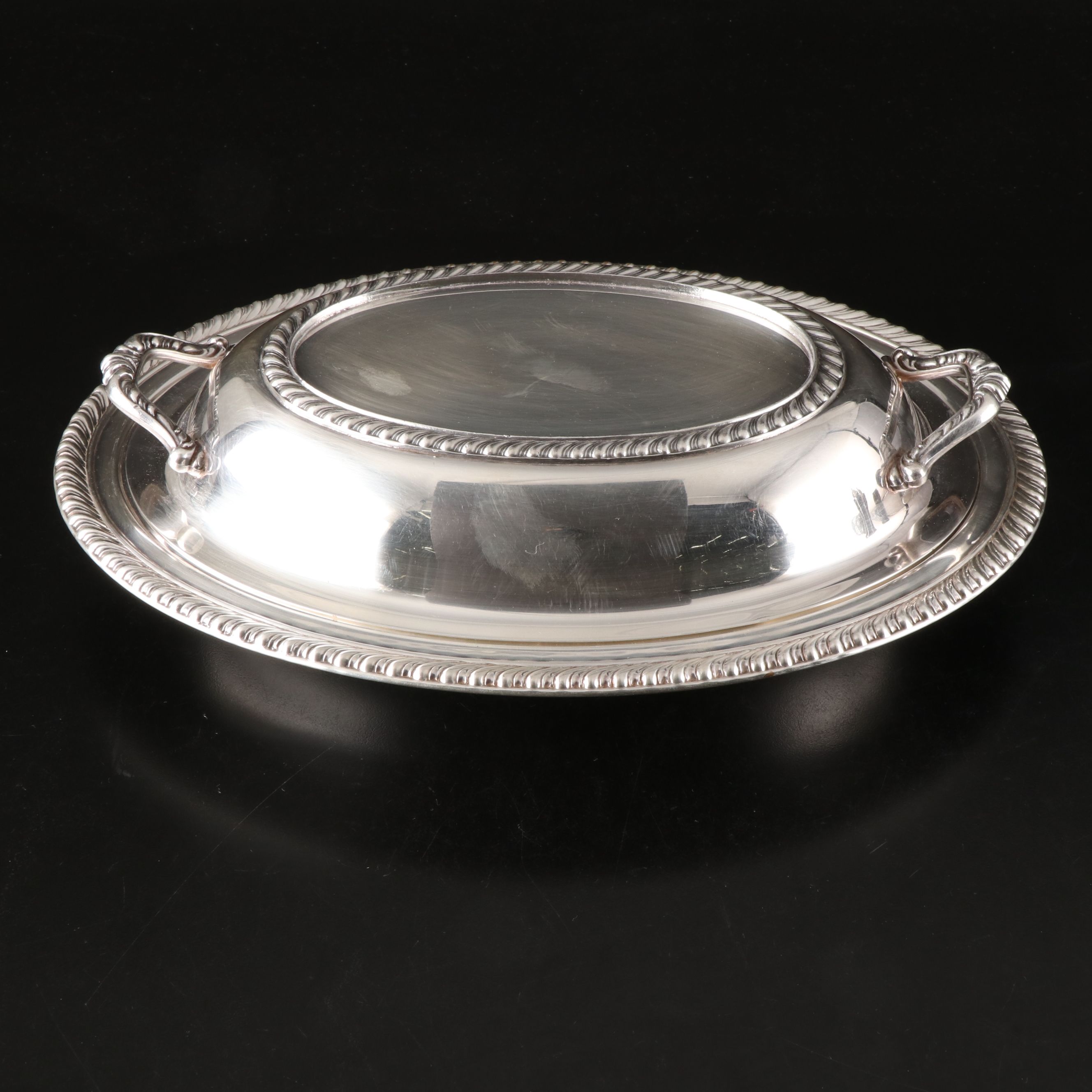 Intl. Silver "Ambassador" Salt and Pepper Set with More Silver Plate Serveware