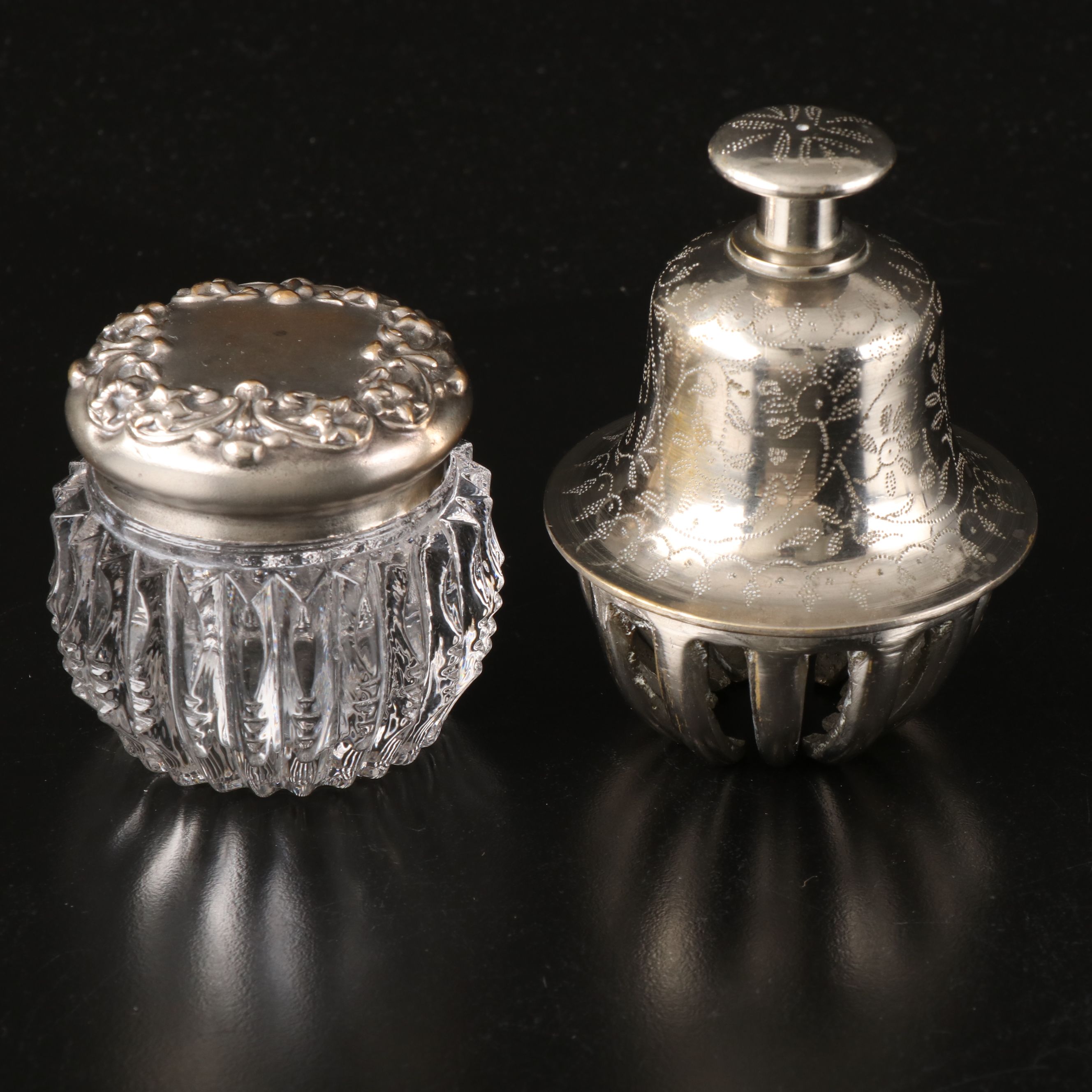 Intl. Silver "Ambassador" Salt and Pepper Set with More Silver Plate Serveware