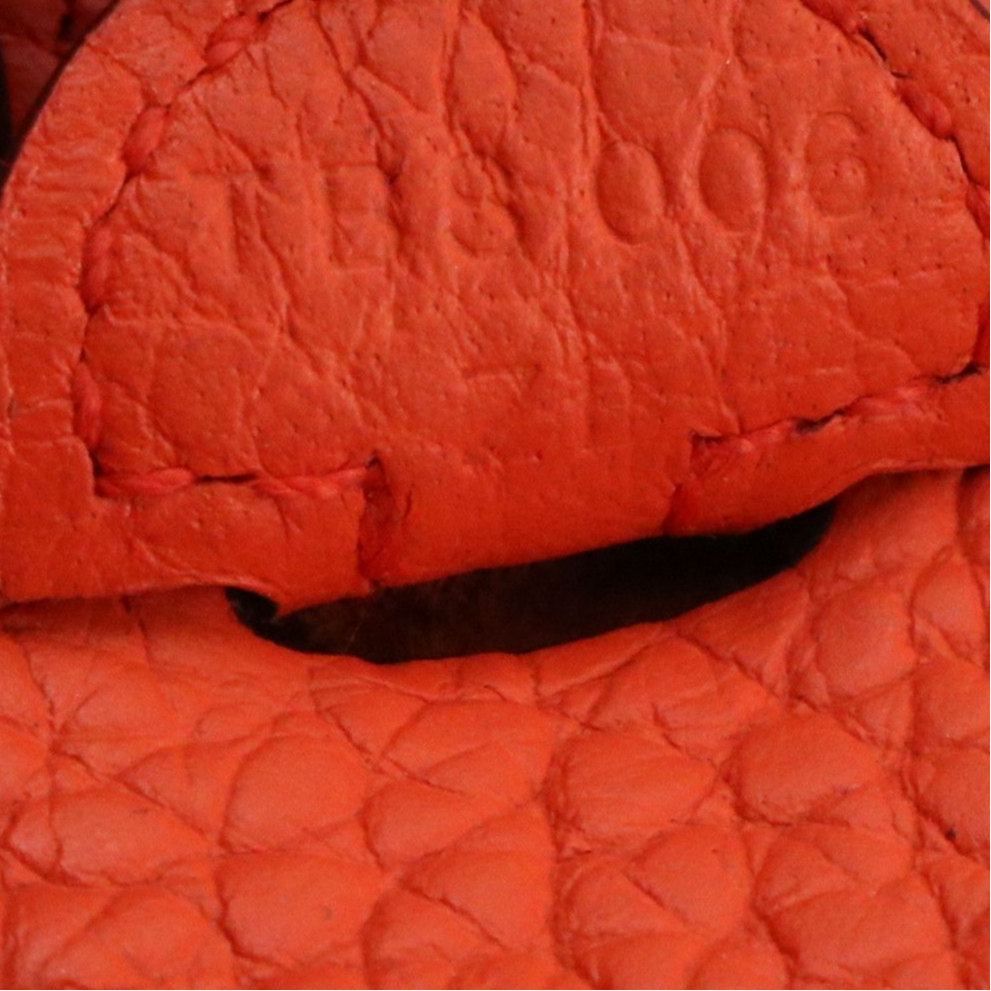 Hermès Evelyne I TPM Crossbody Bag in Orange Clemence Leather
