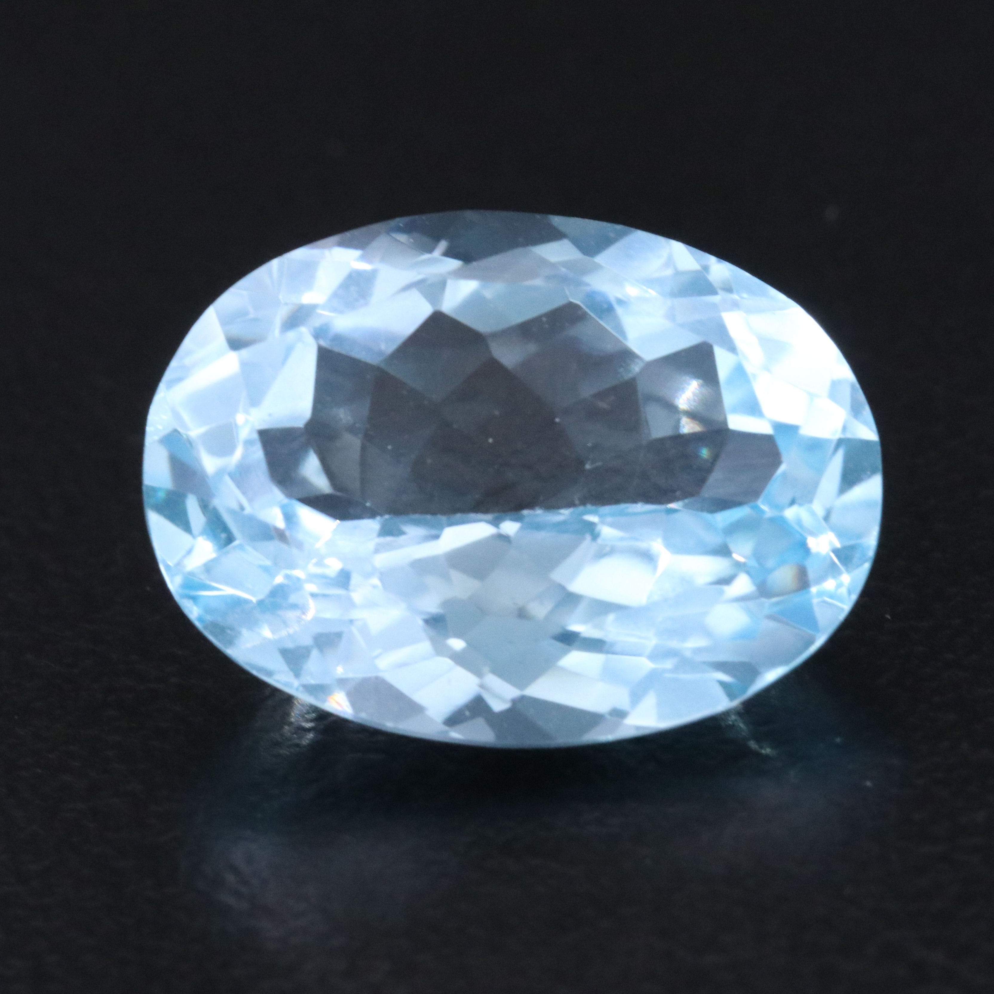 Loose 11.57 CT Swiss Blue Topaz