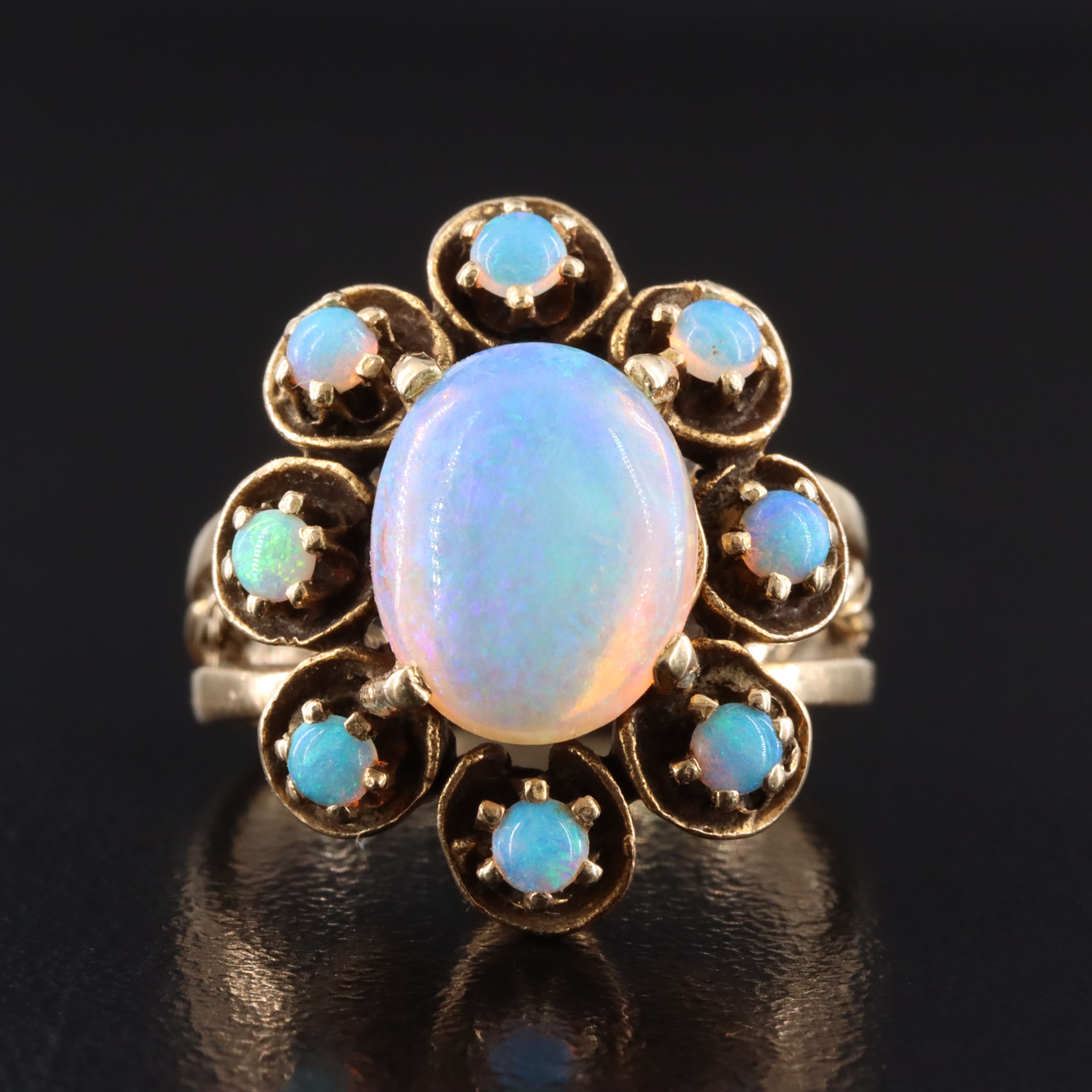 1930s 14K Opal Ring