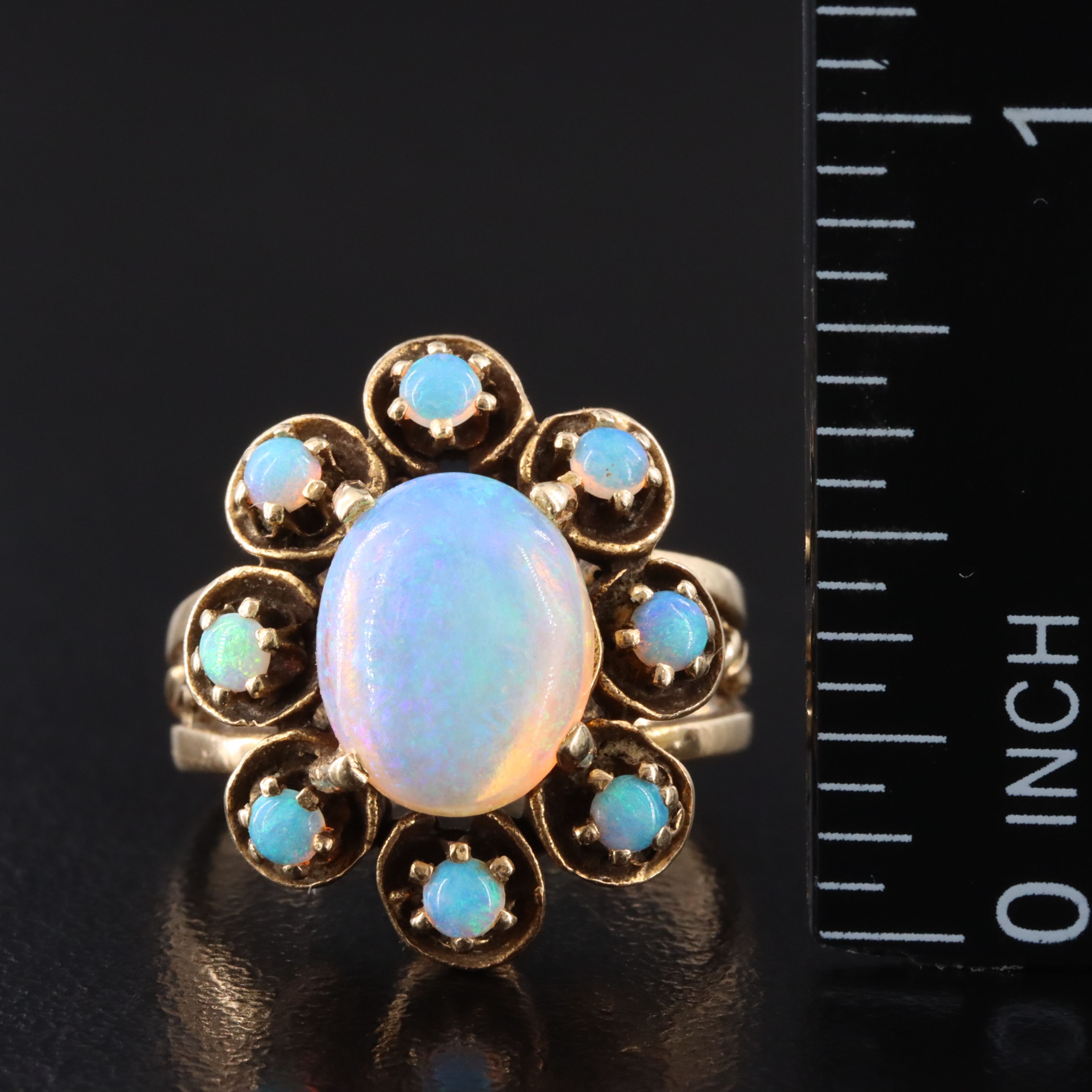 1930s 14K Opal Ring