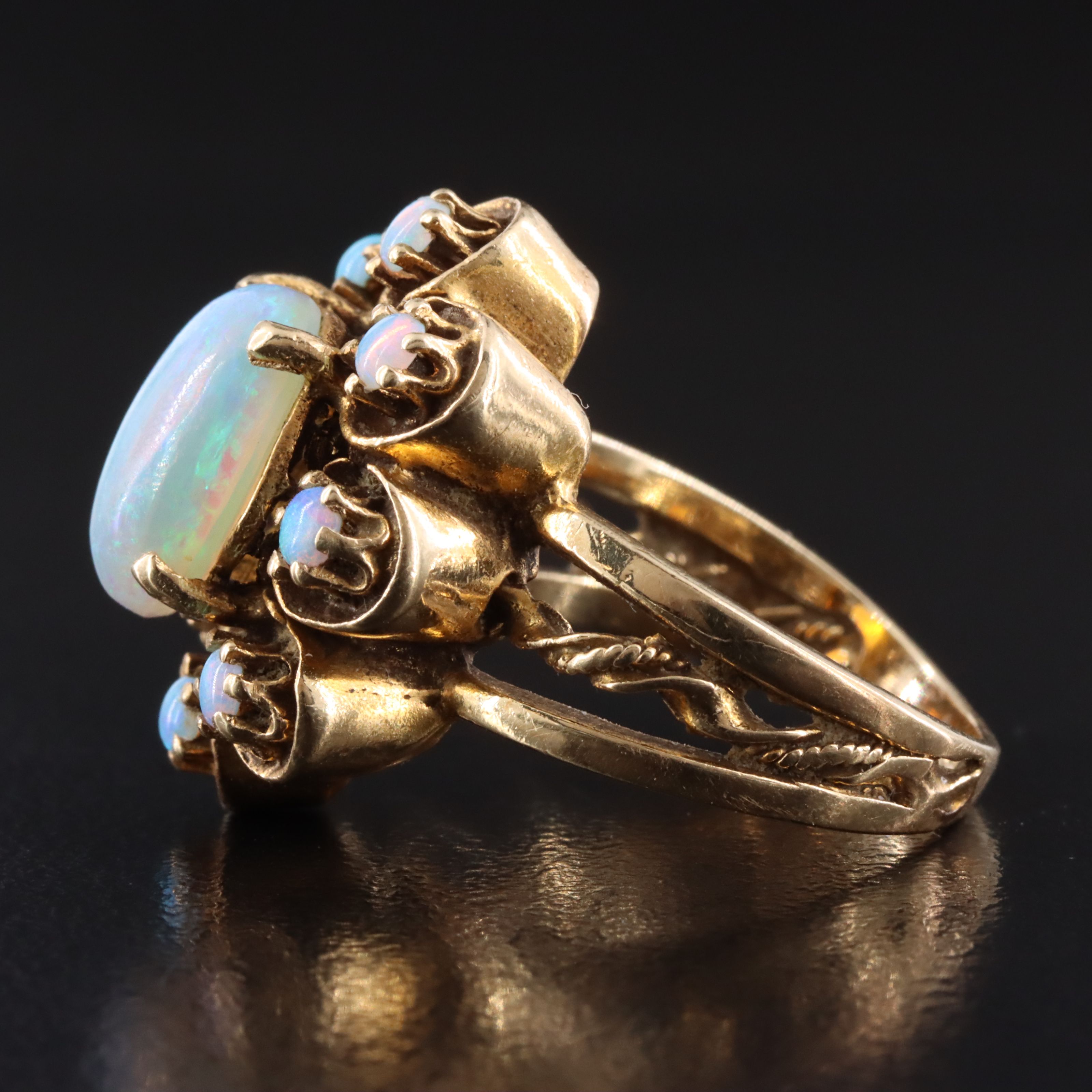 1930s 14K Opal Ring