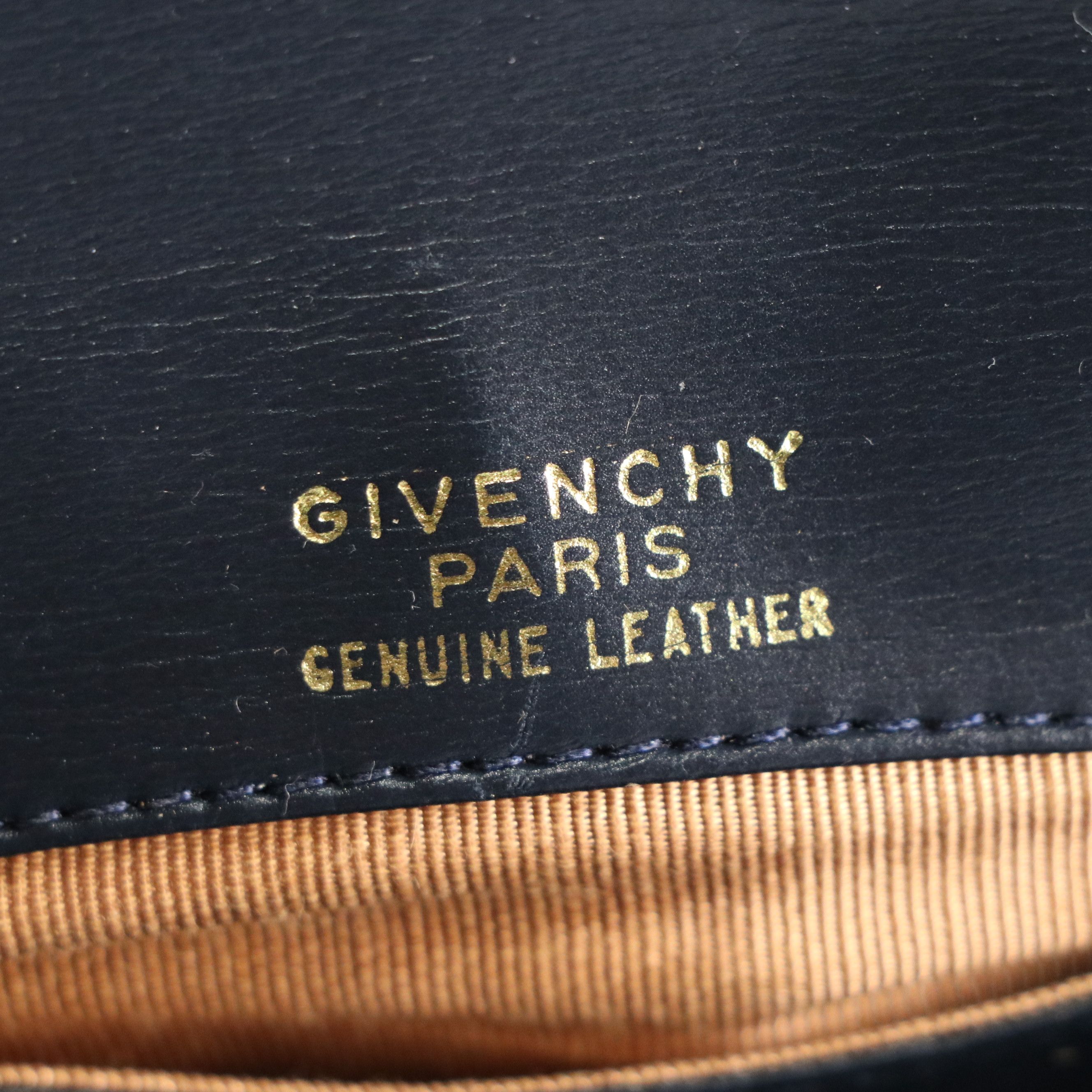 Givenchy Vintage Clutch Bag on Chain in Blue and Green Croc Embossed Leather