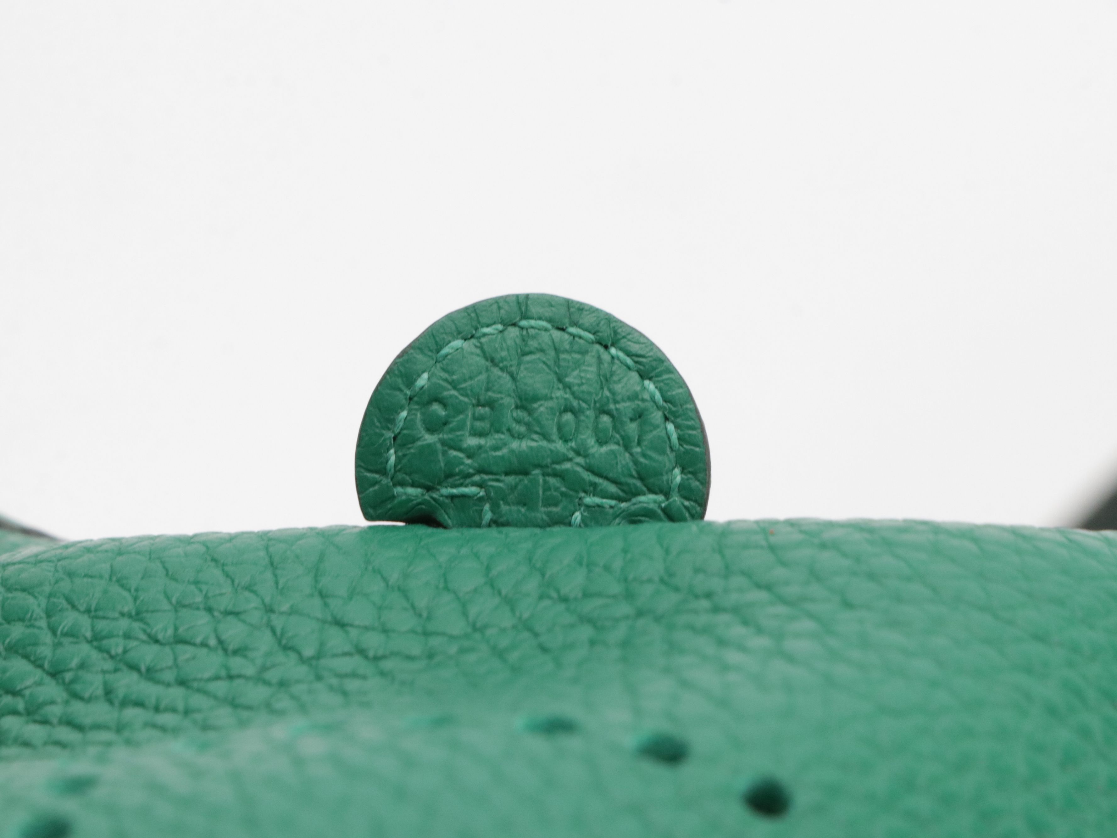 Hermès Evelyne I TPM Crossbody Bag in Emerald Green Clemence Leather