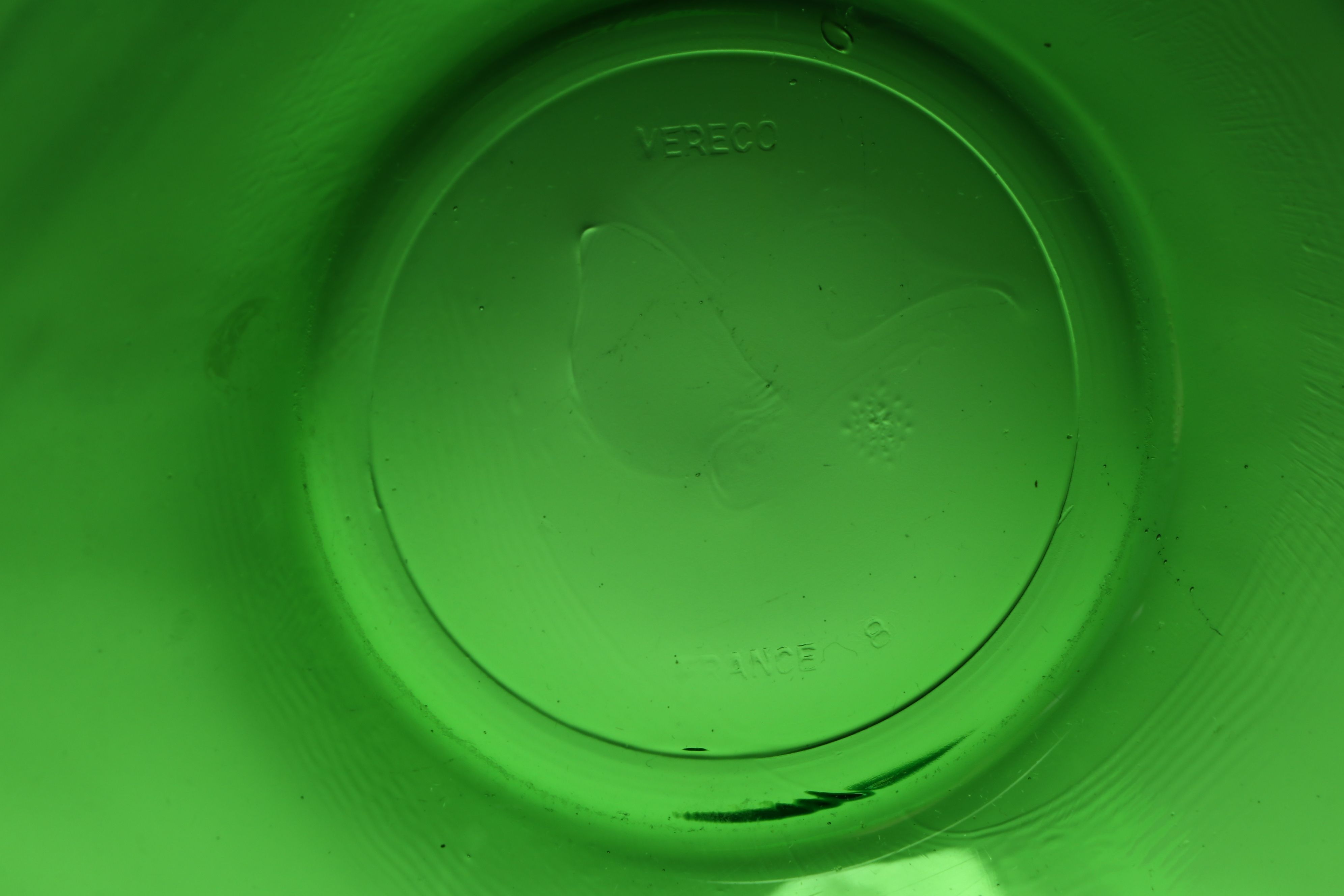 Anchor Hocking "Milano" and Other Pitchers with Vereco Bowl, More Green Glass