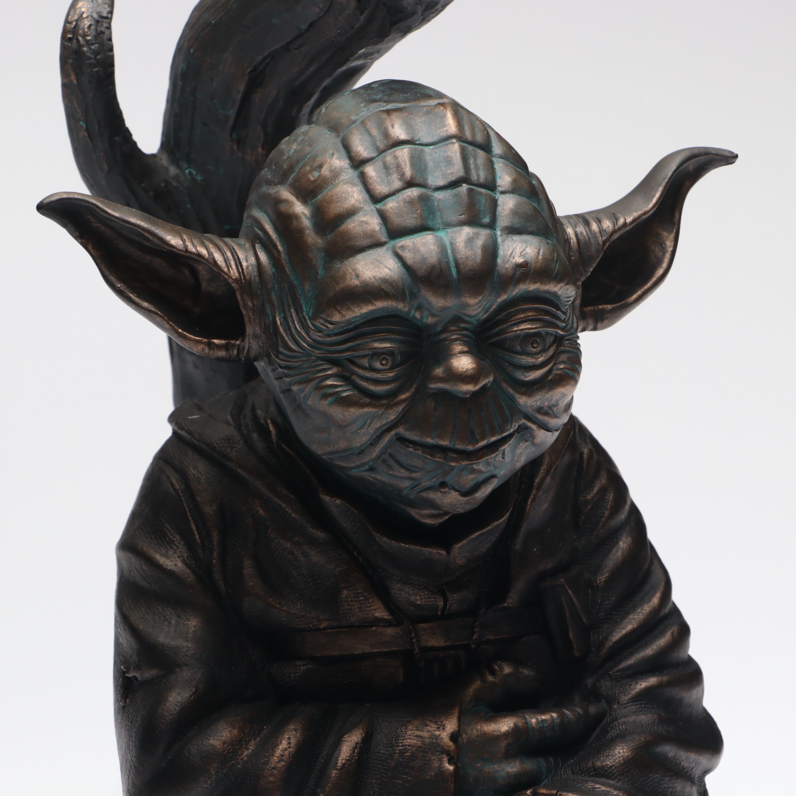 Bradex Star Wars "Jedi Master Yoda" Resin Lamp with Custom Drum Shade