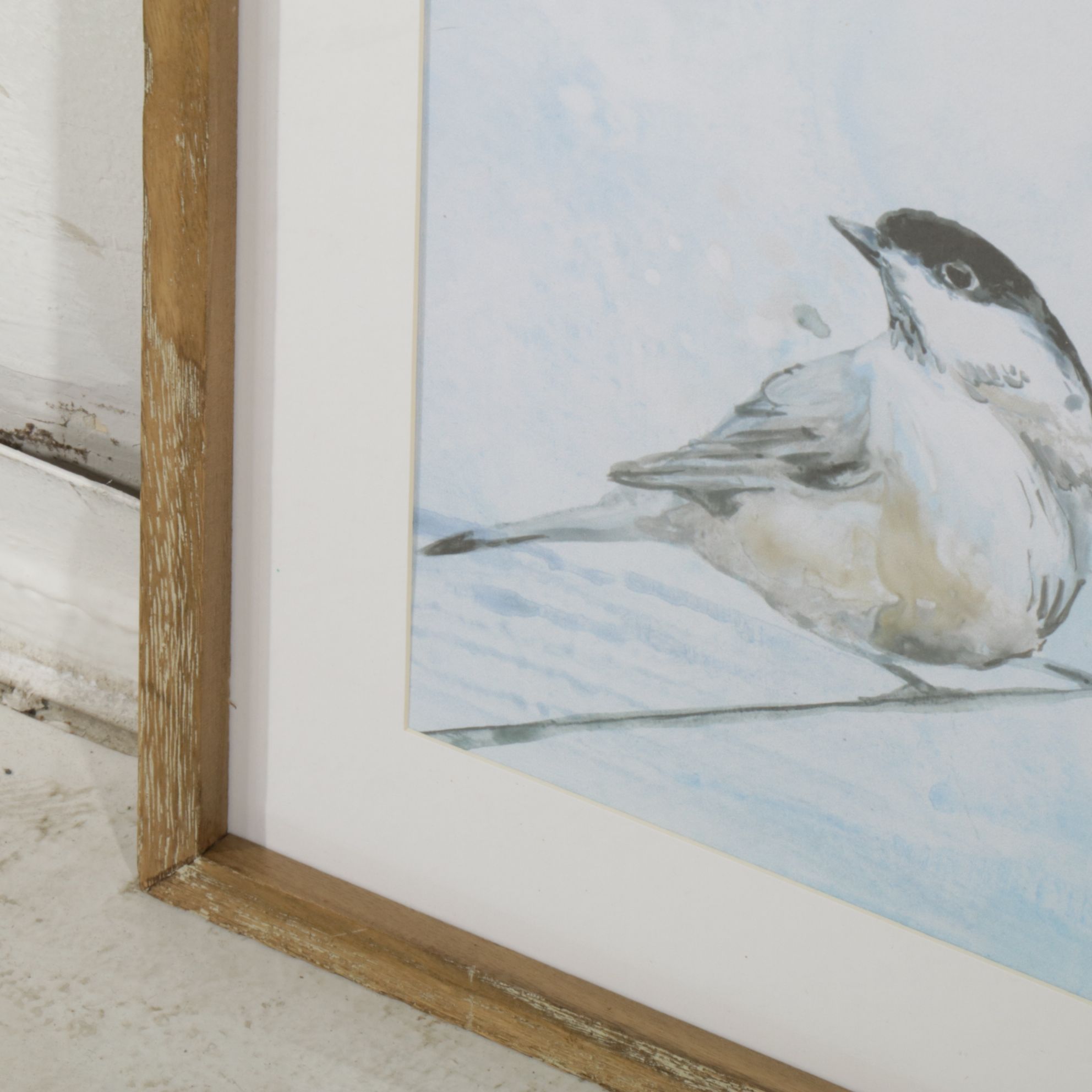 Avian Motif Giclées Including Goldcrests and Chickadees, Early 21st Century