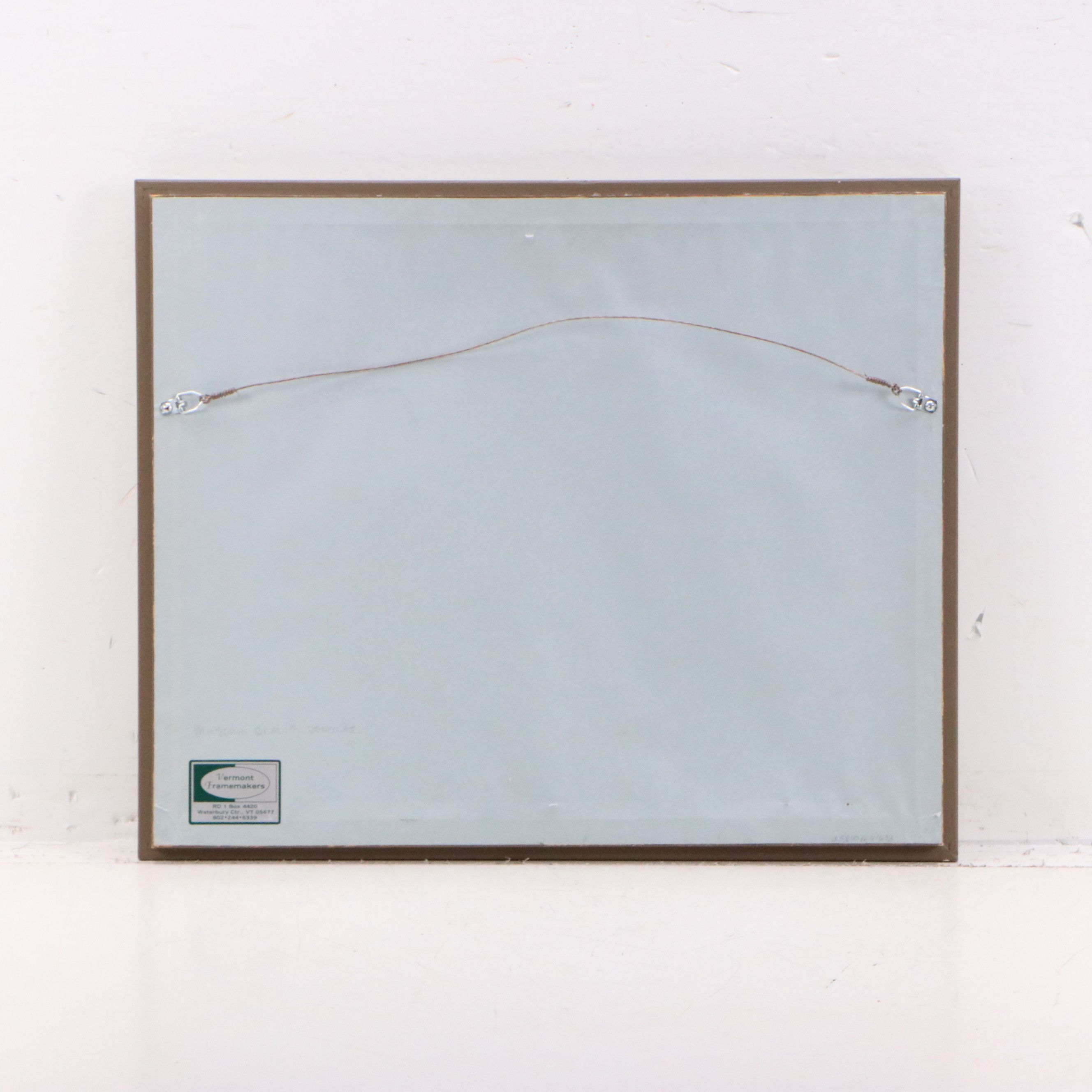 Cindy House Chalk Pastel Landscape Drawing of Meadow, 2003