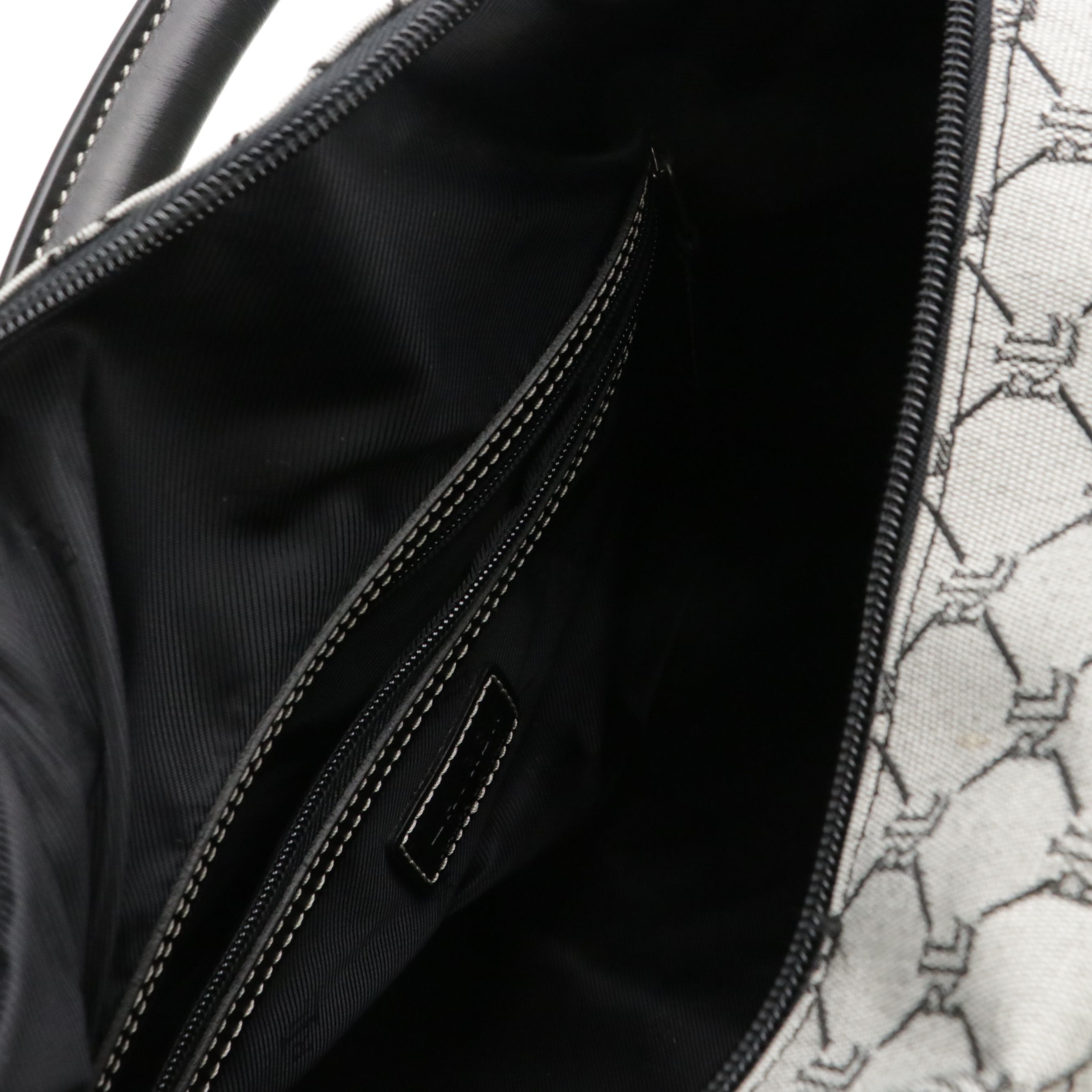 Lauren Ralph Lauren Wheeled Weekender Luggage and Shoulder Bag in Canvas/Leather