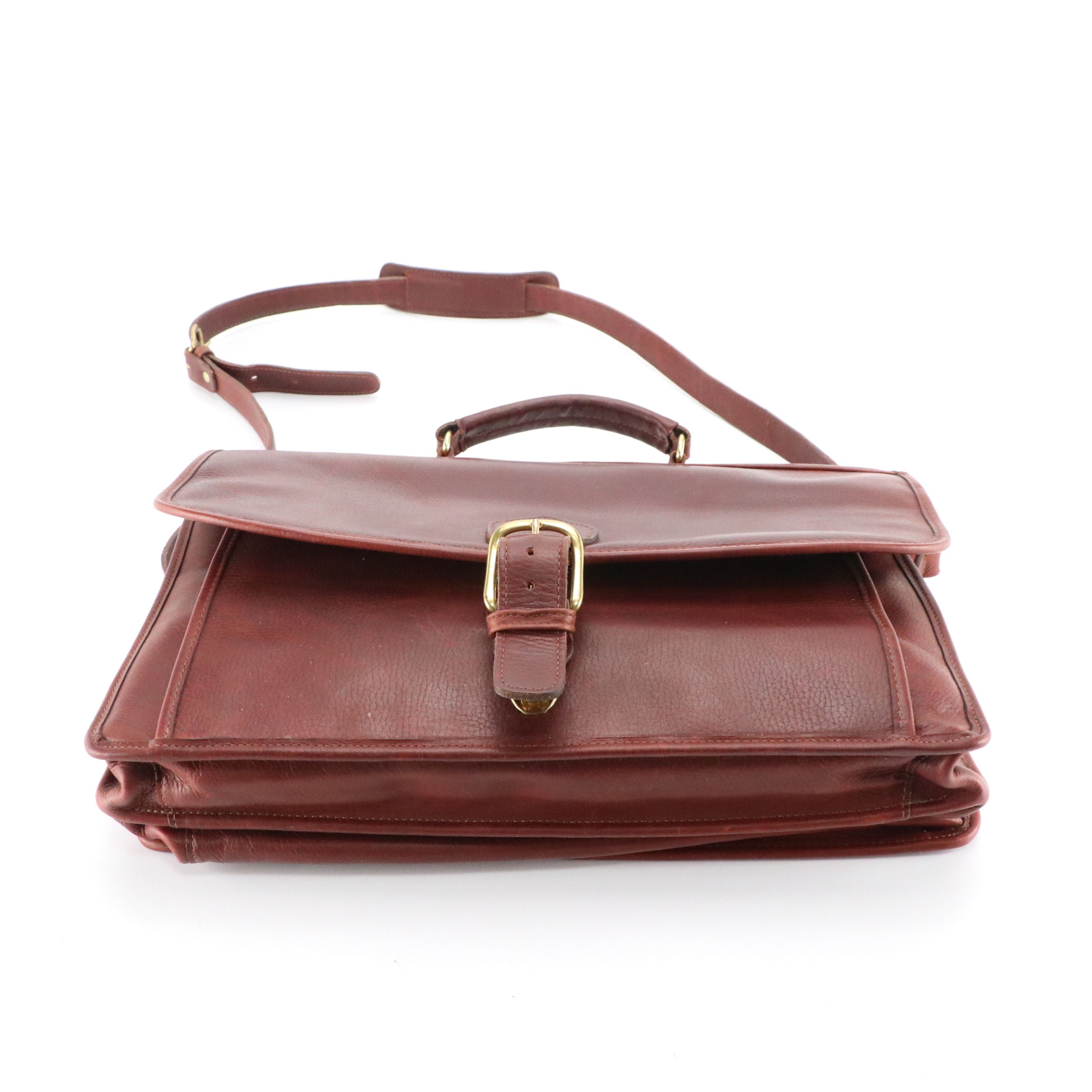 Jack Georges, Aston and Schlesinger Leather Two-Way Business Messenger Bags