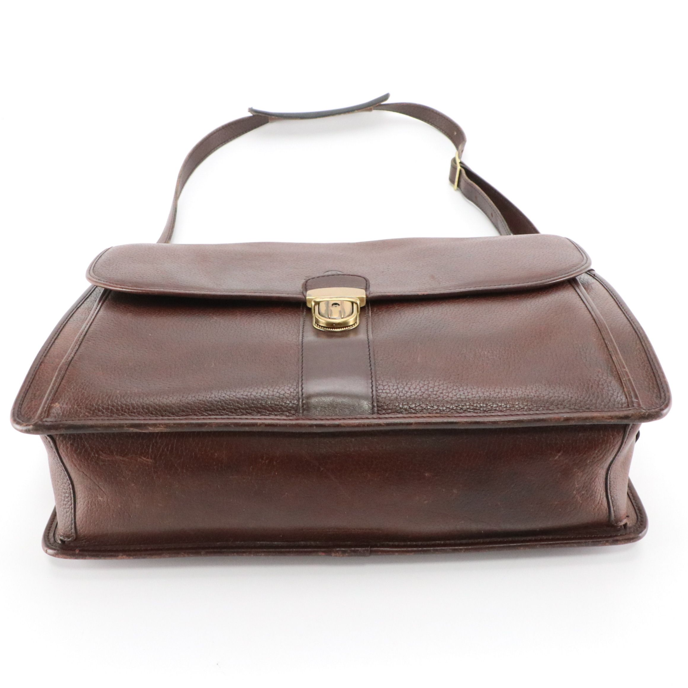 Jack Georges, Aston and Schlesinger Leather Two-Way Business Messenger Bags