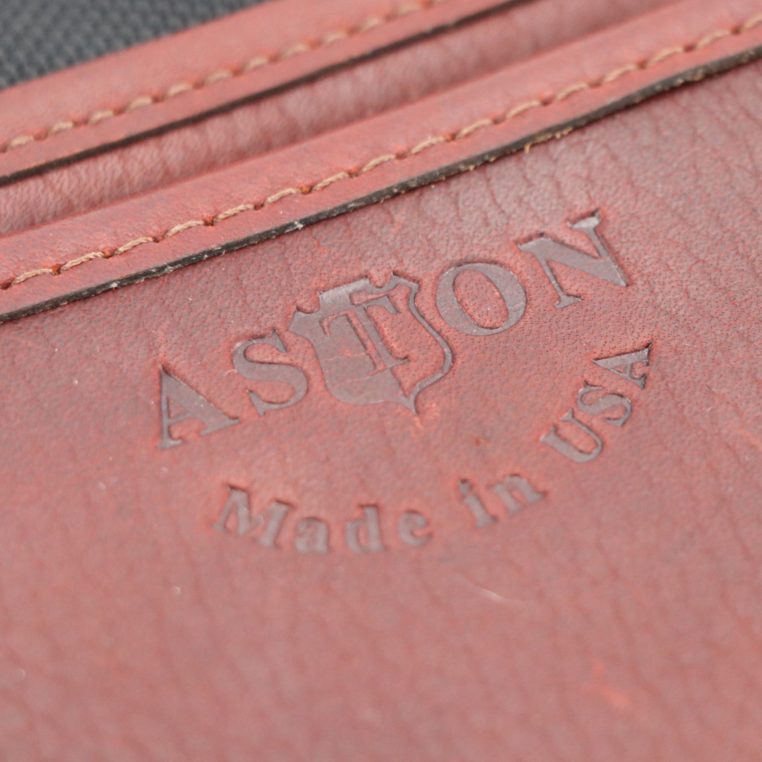 Jack Georges, Aston and Schlesinger Leather Two-Way Business Messenger Bags