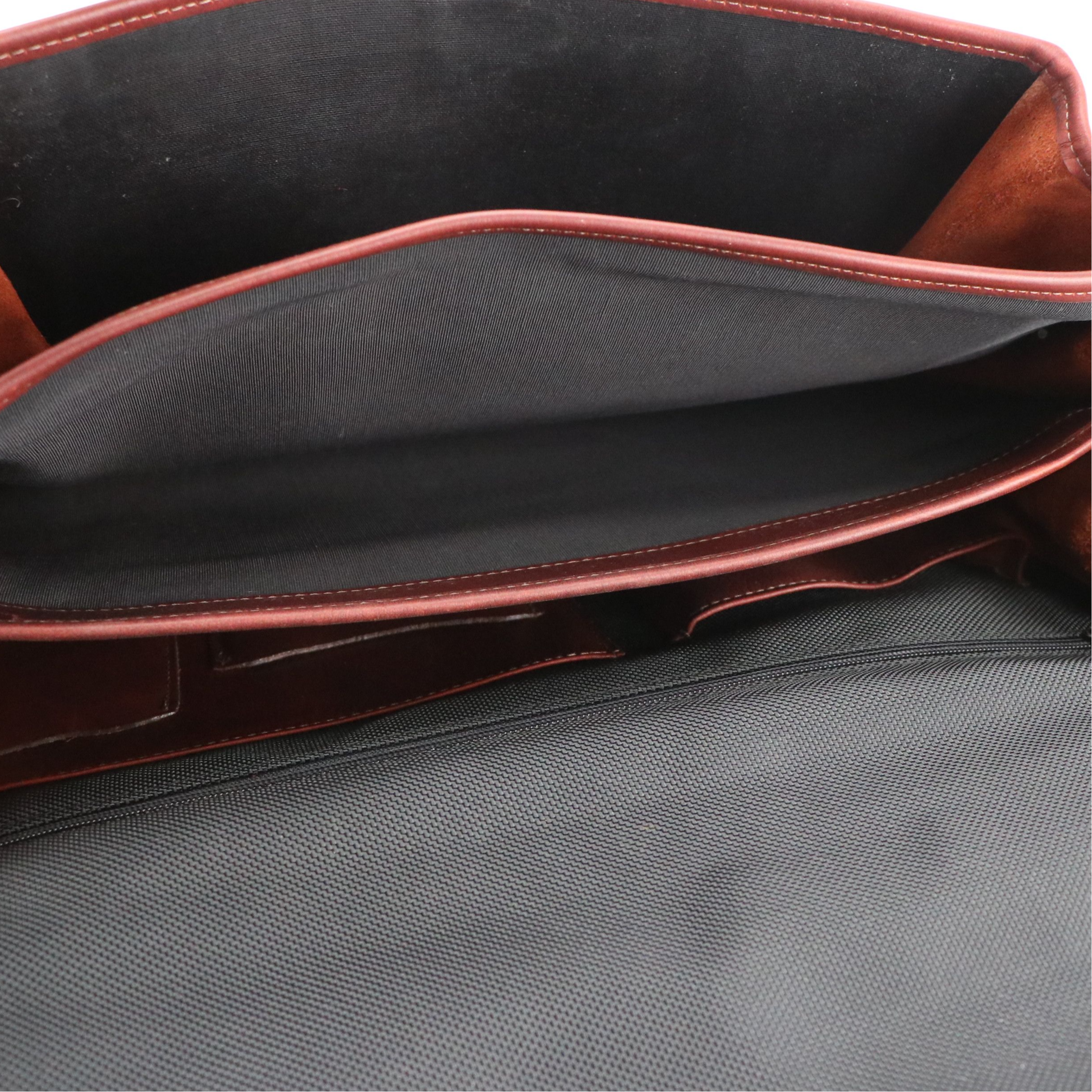 Jack Georges, Aston and Schlesinger Leather Two-Way Business Messenger Bags