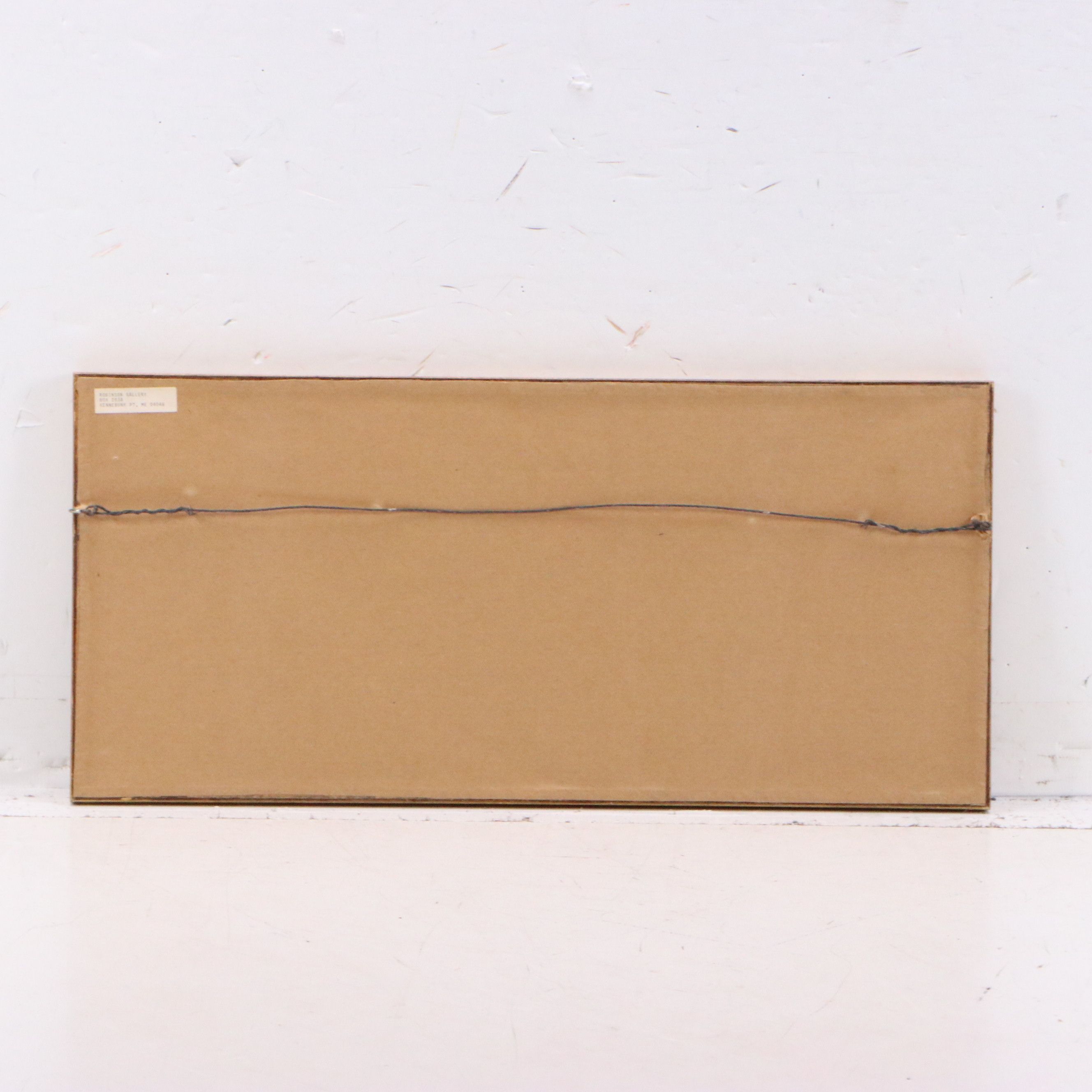 Gordon Robinson Watercolor Painting of Riverbank, 20th Century