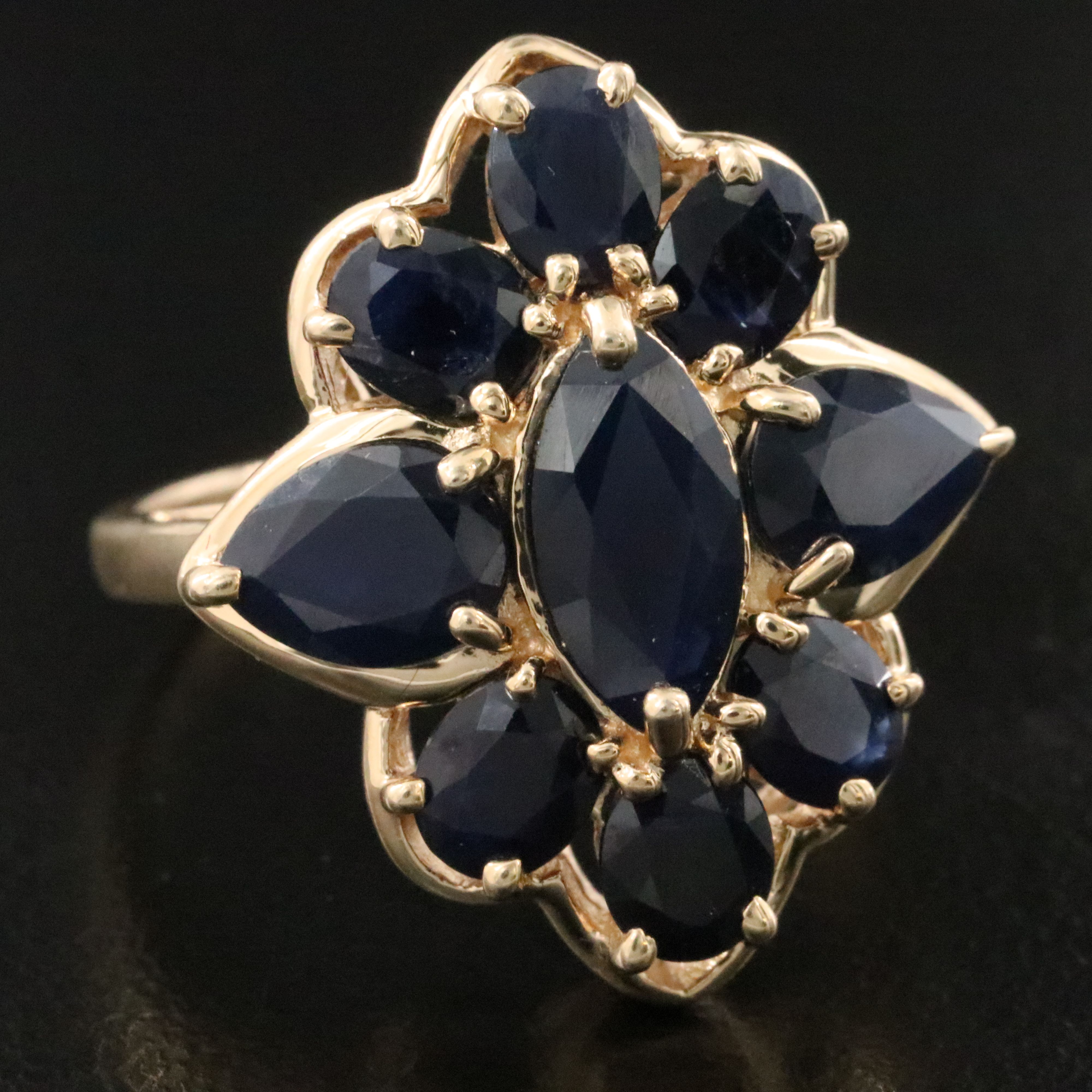 14K Sapphire Ring