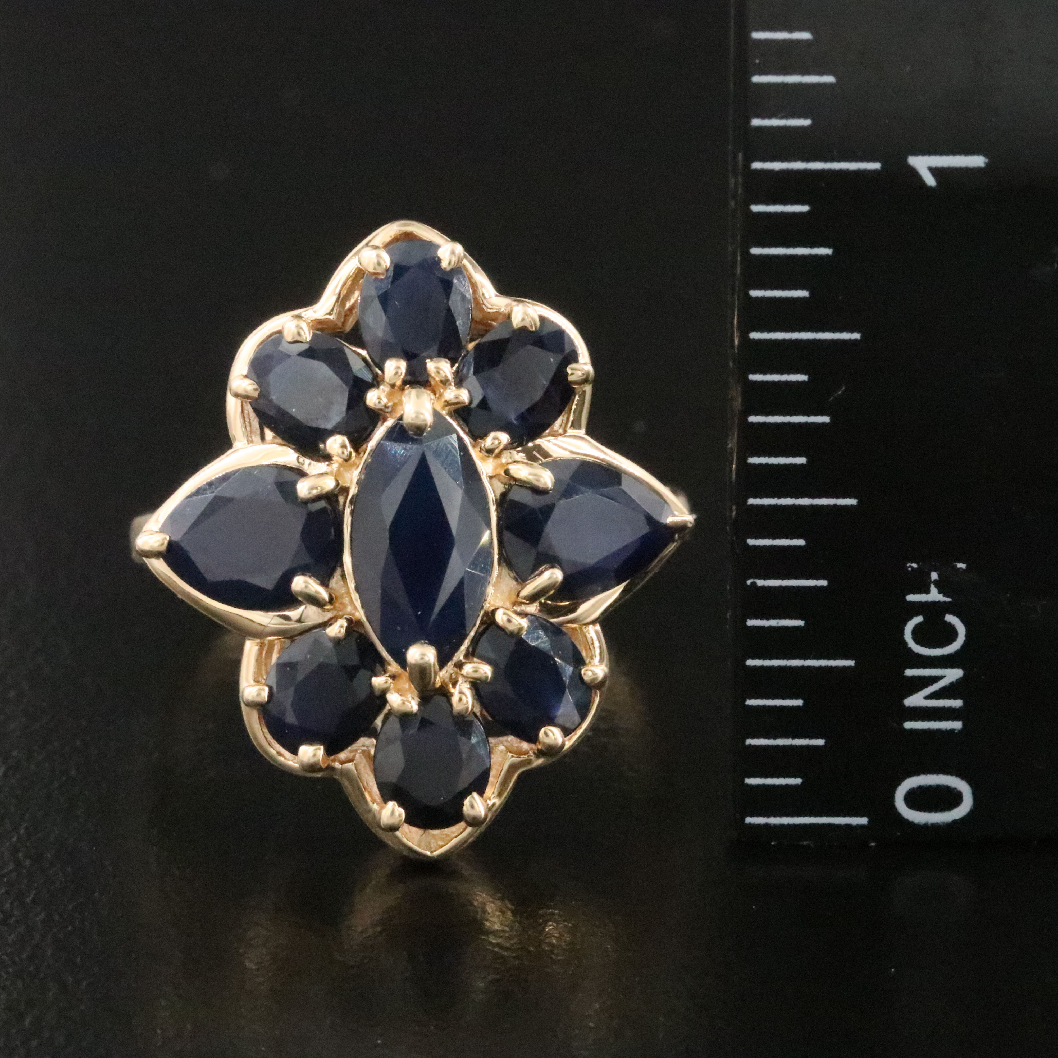 14K Sapphire Ring