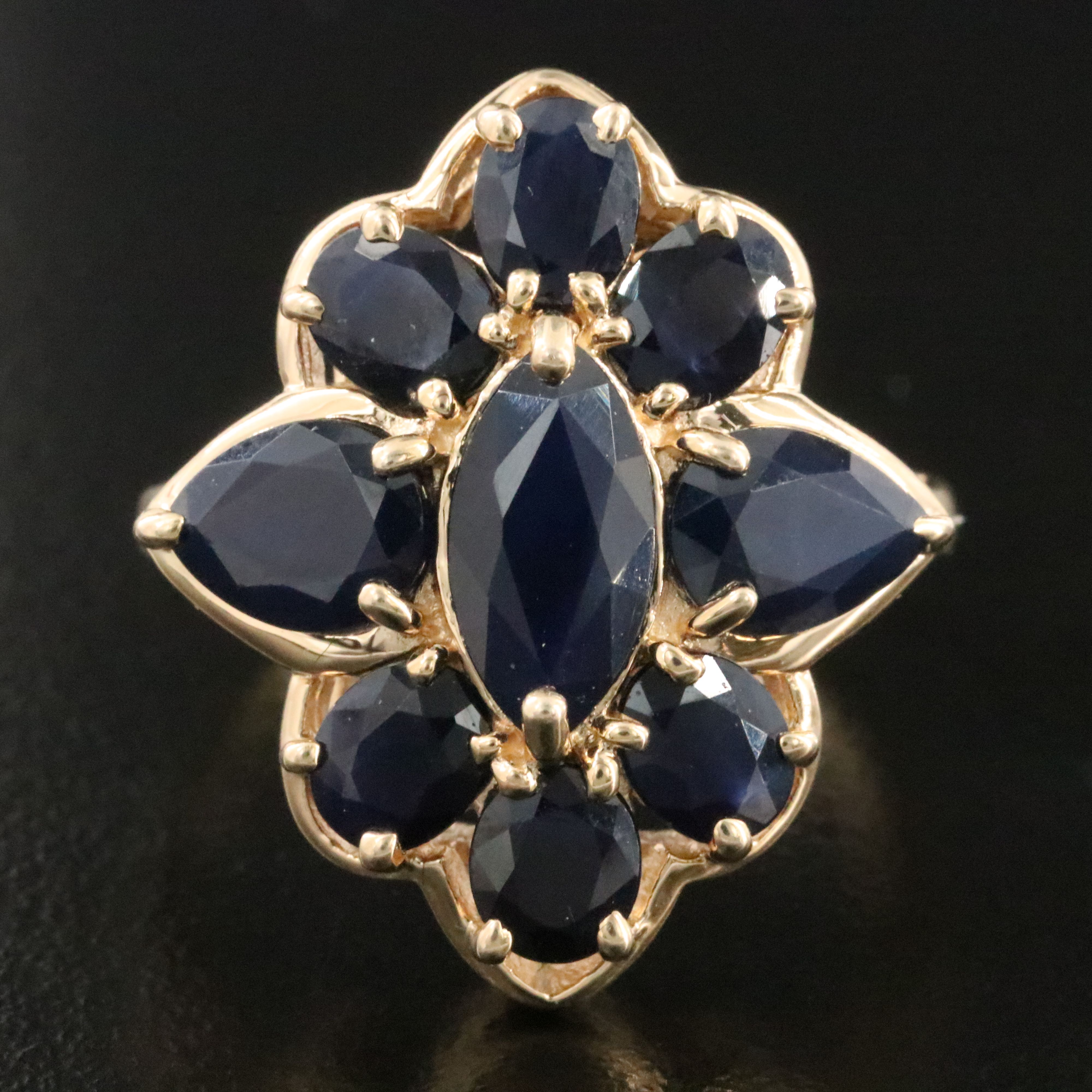 14K Sapphire Ring