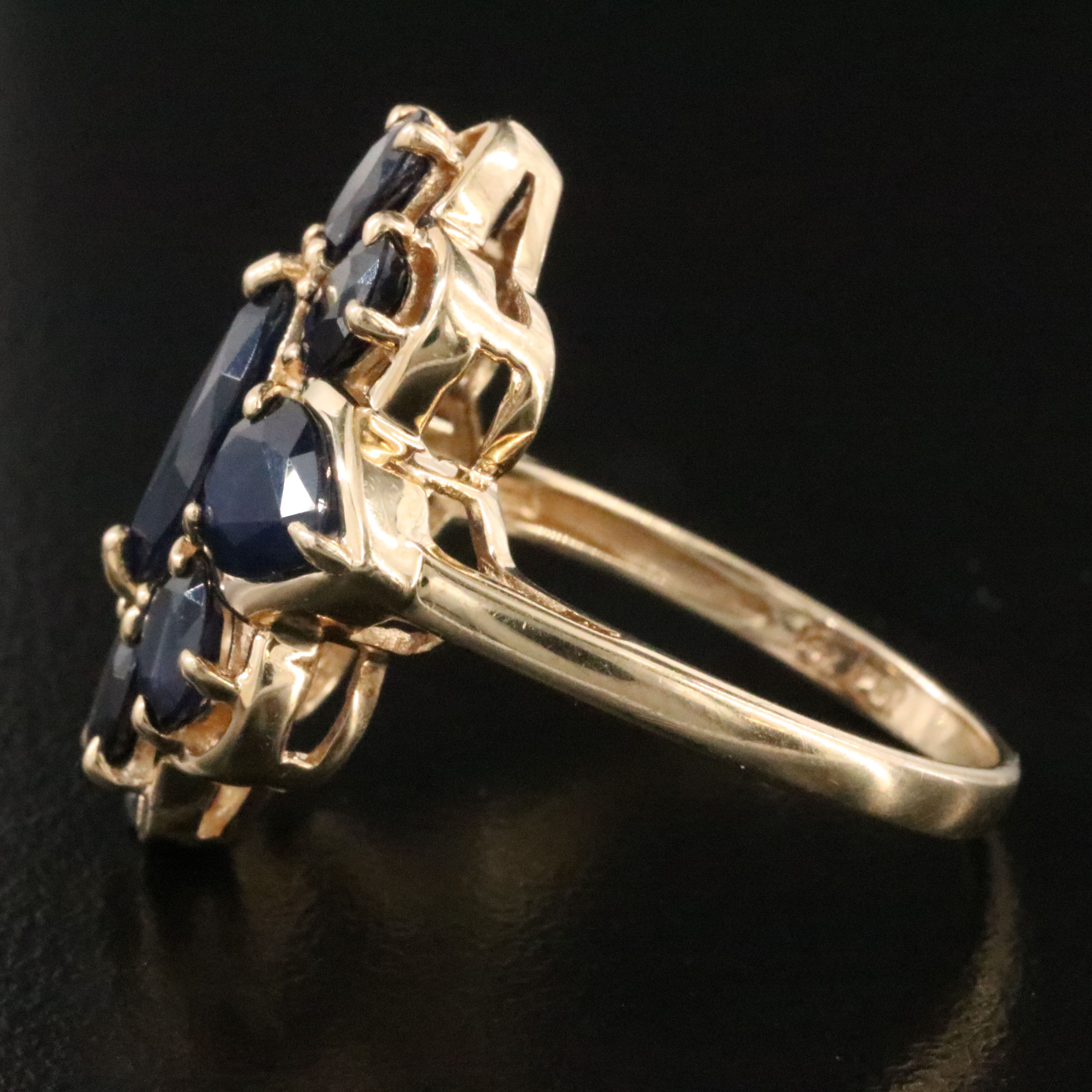 14K Sapphire Ring