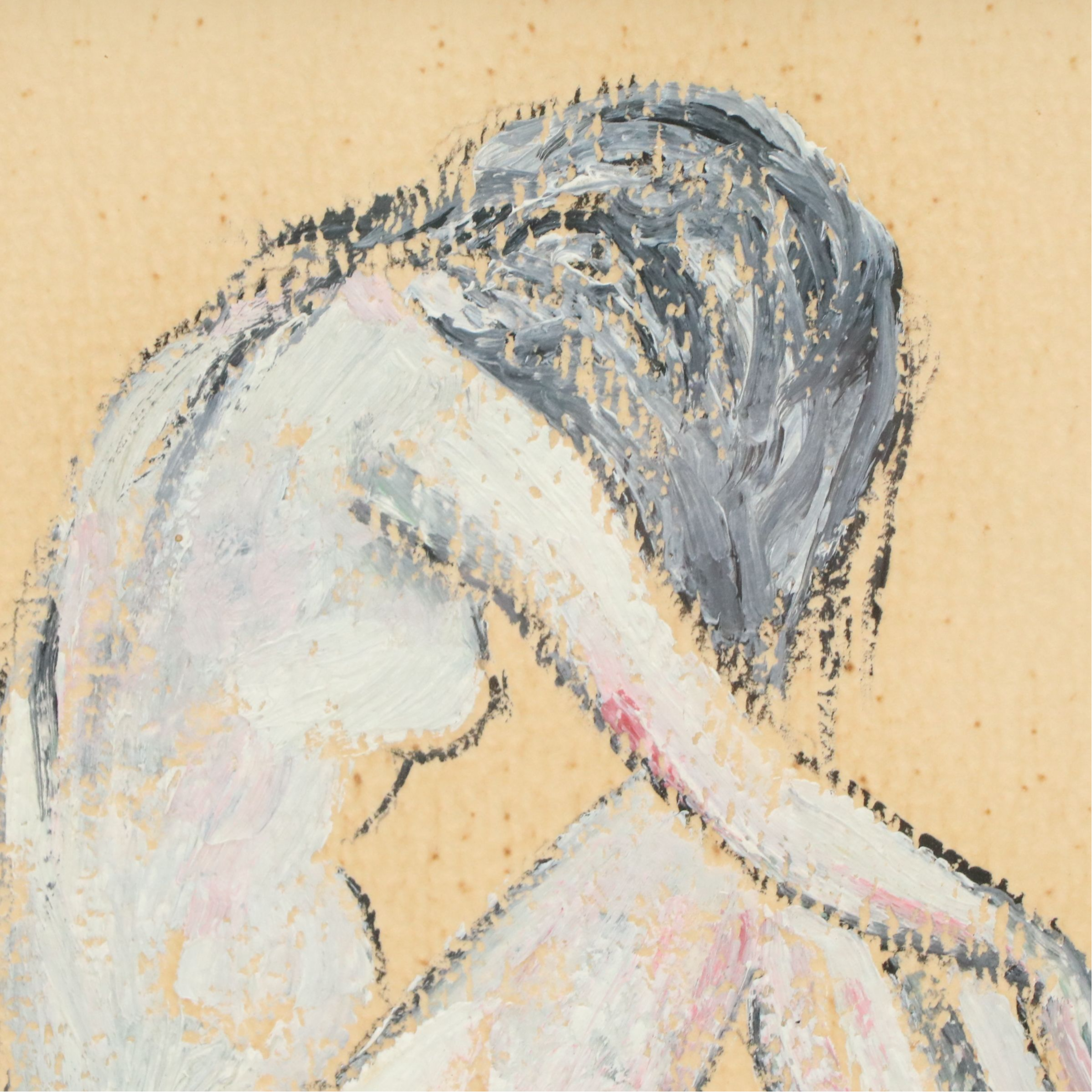 Renée Keuller Gouache Sketches of Figures, 20th Century