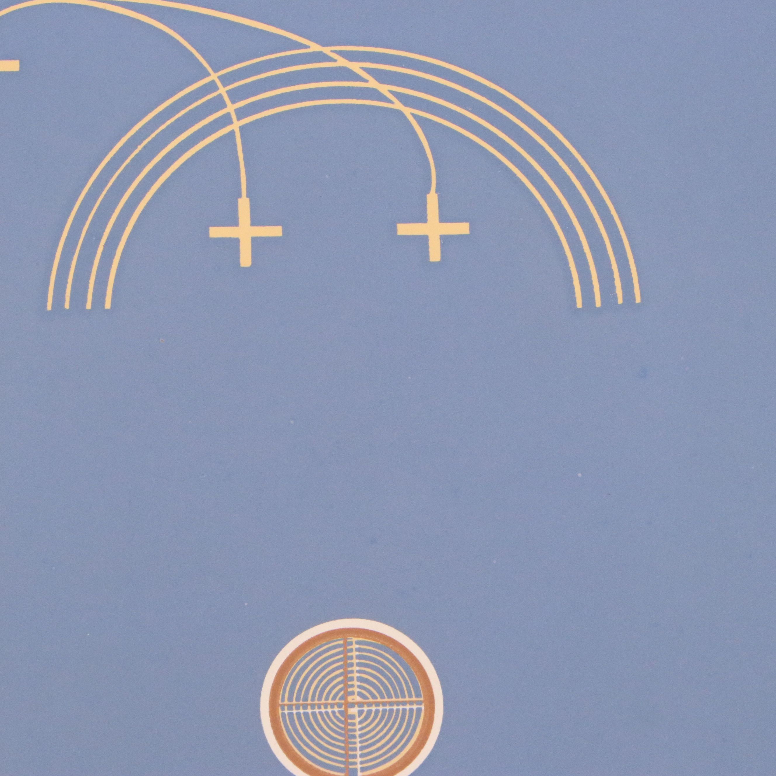 Navajo Serigraph Portfolio "Where the Two Came to Their Father," 1943