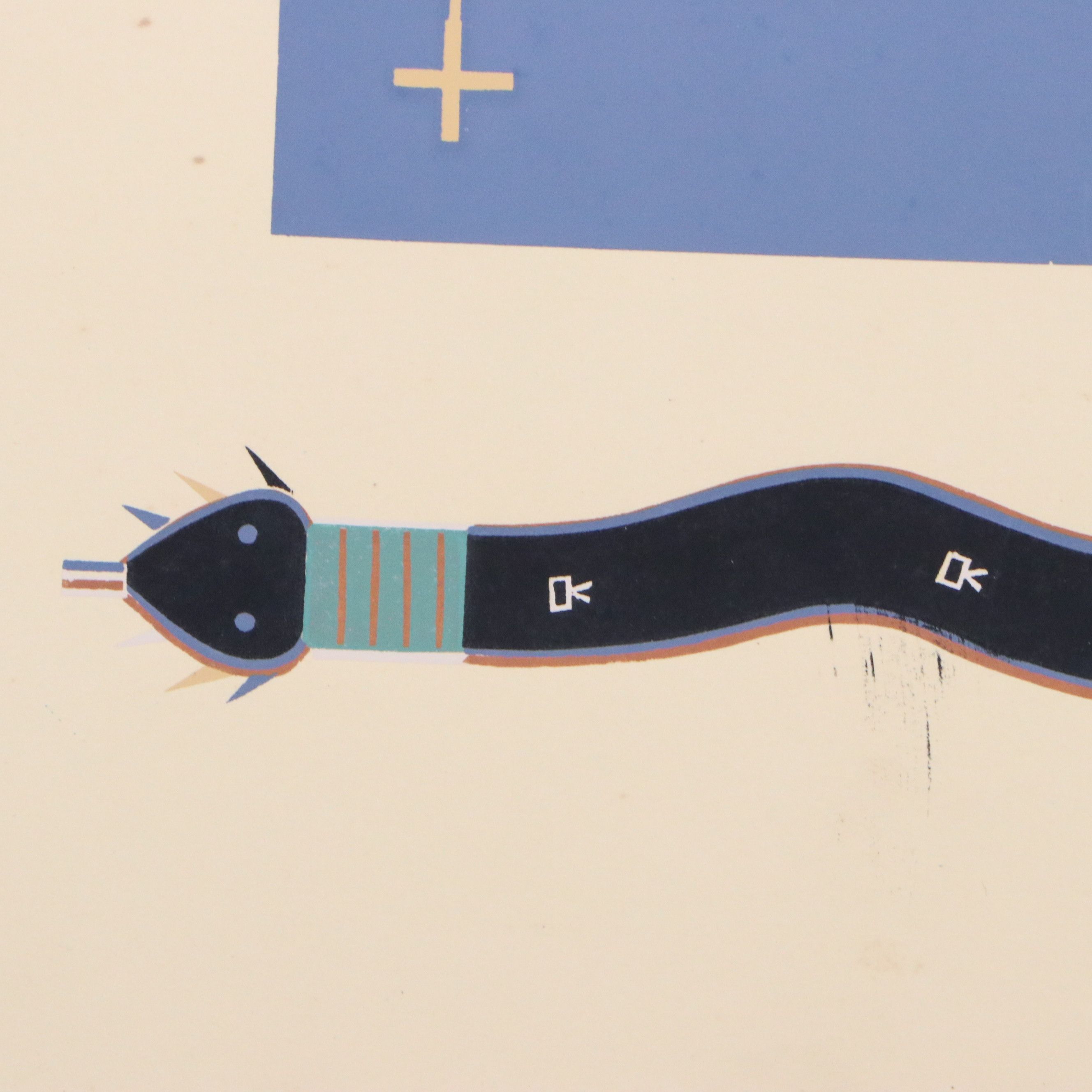 Navajo Serigraph Portfolio "Where the Two Came to Their Father," 1943