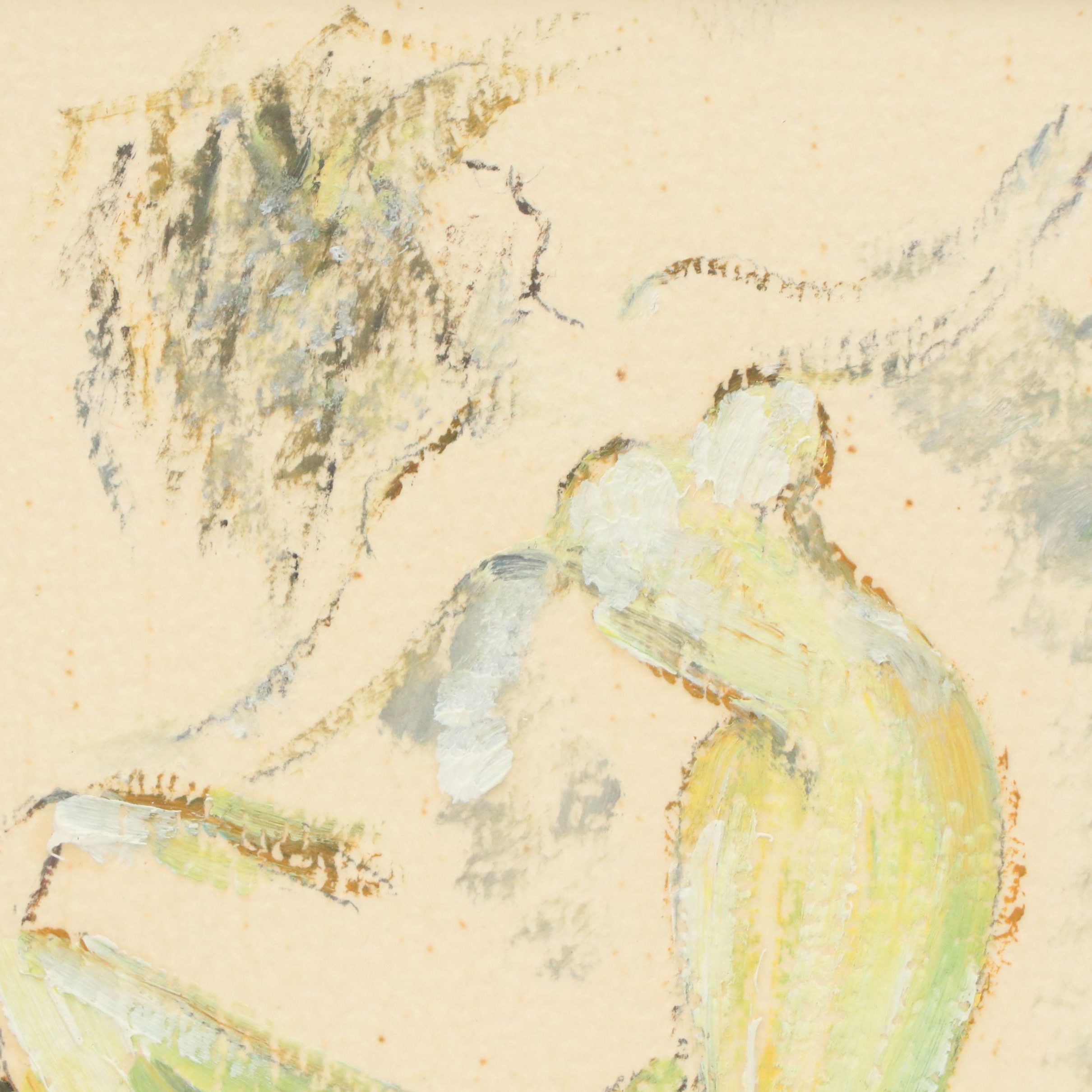 Renée Keuller Gouache Sketches of Figures, 20th Century