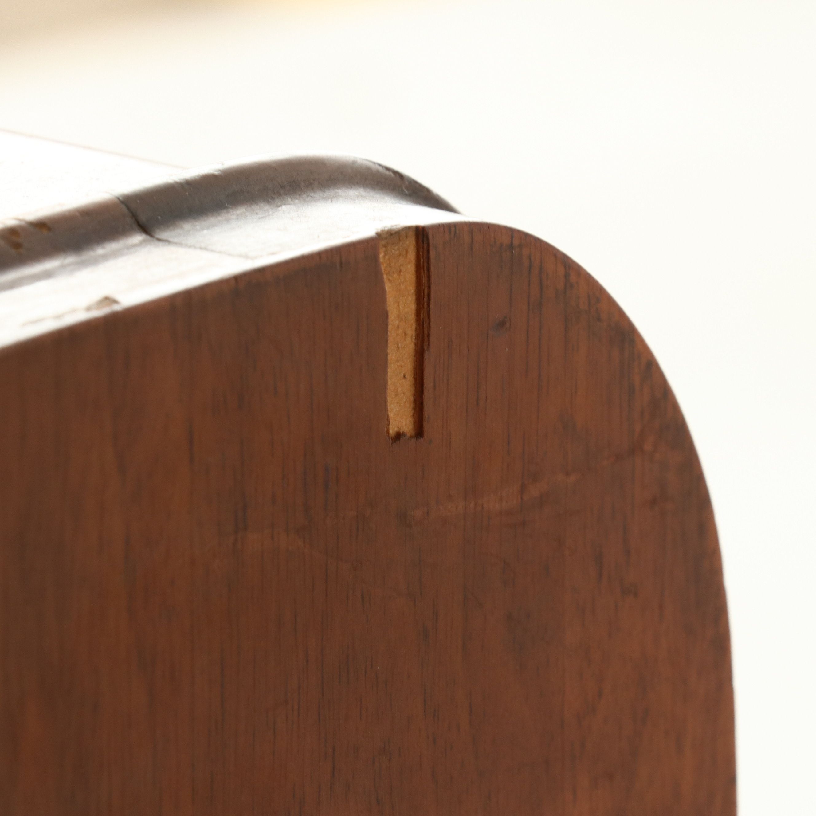 Art Deco Waterfall Walnut Tallboy Chest, Early 20th Century