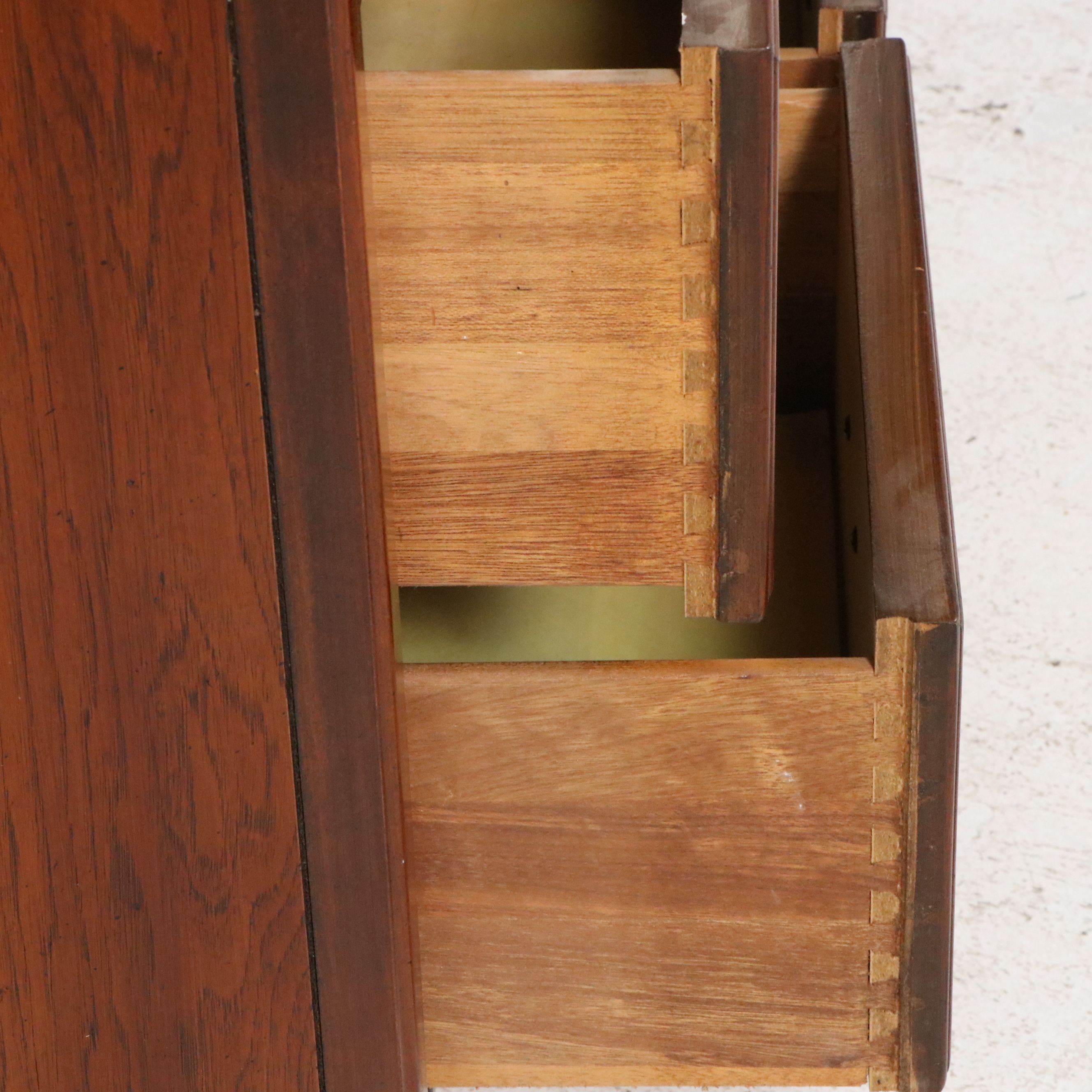 Huntley by Thomasville Campaign-Style Dresser and Mirror, 1977