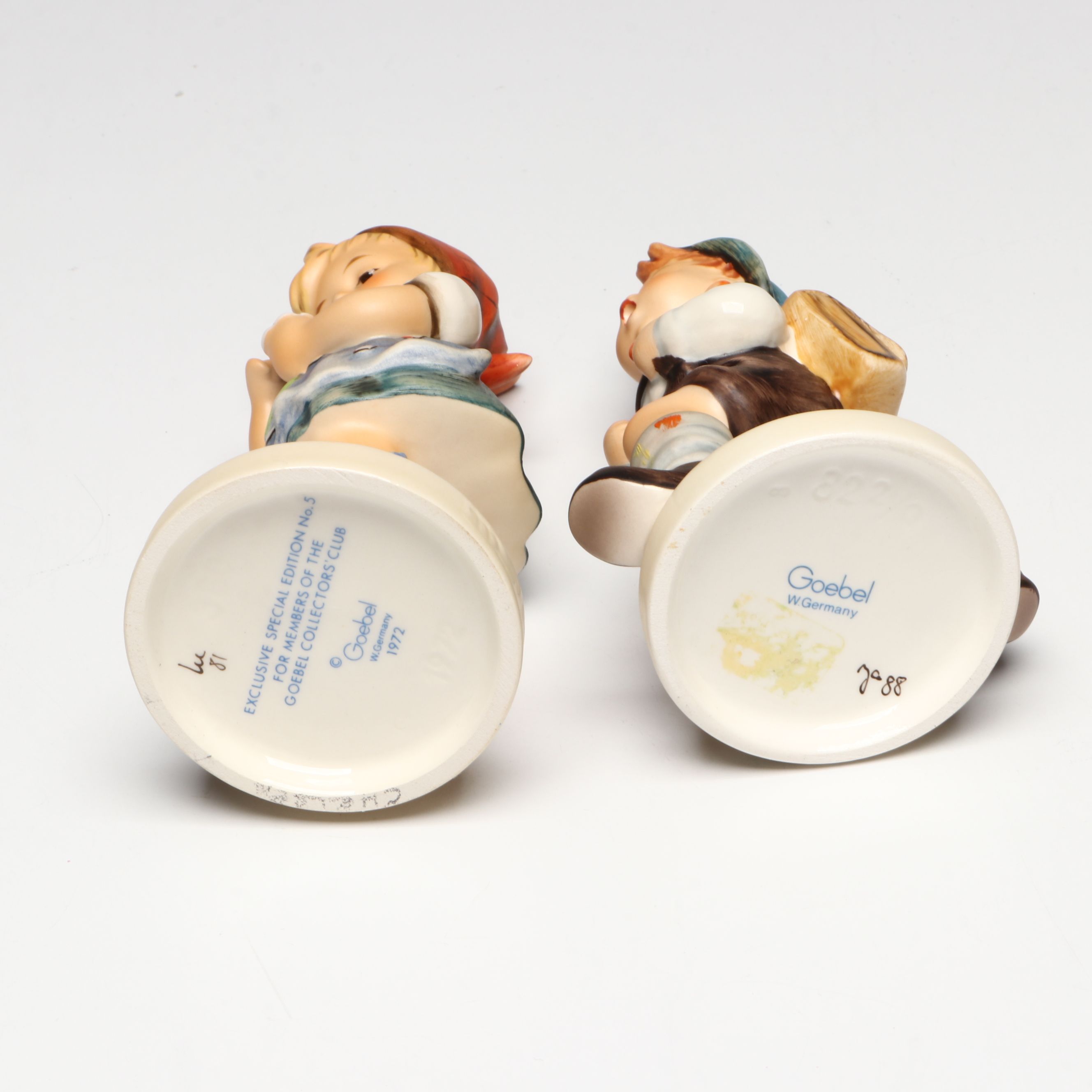 Goebel Hummel "Happy Pastime" Ashtray and More Porcelain Figurines