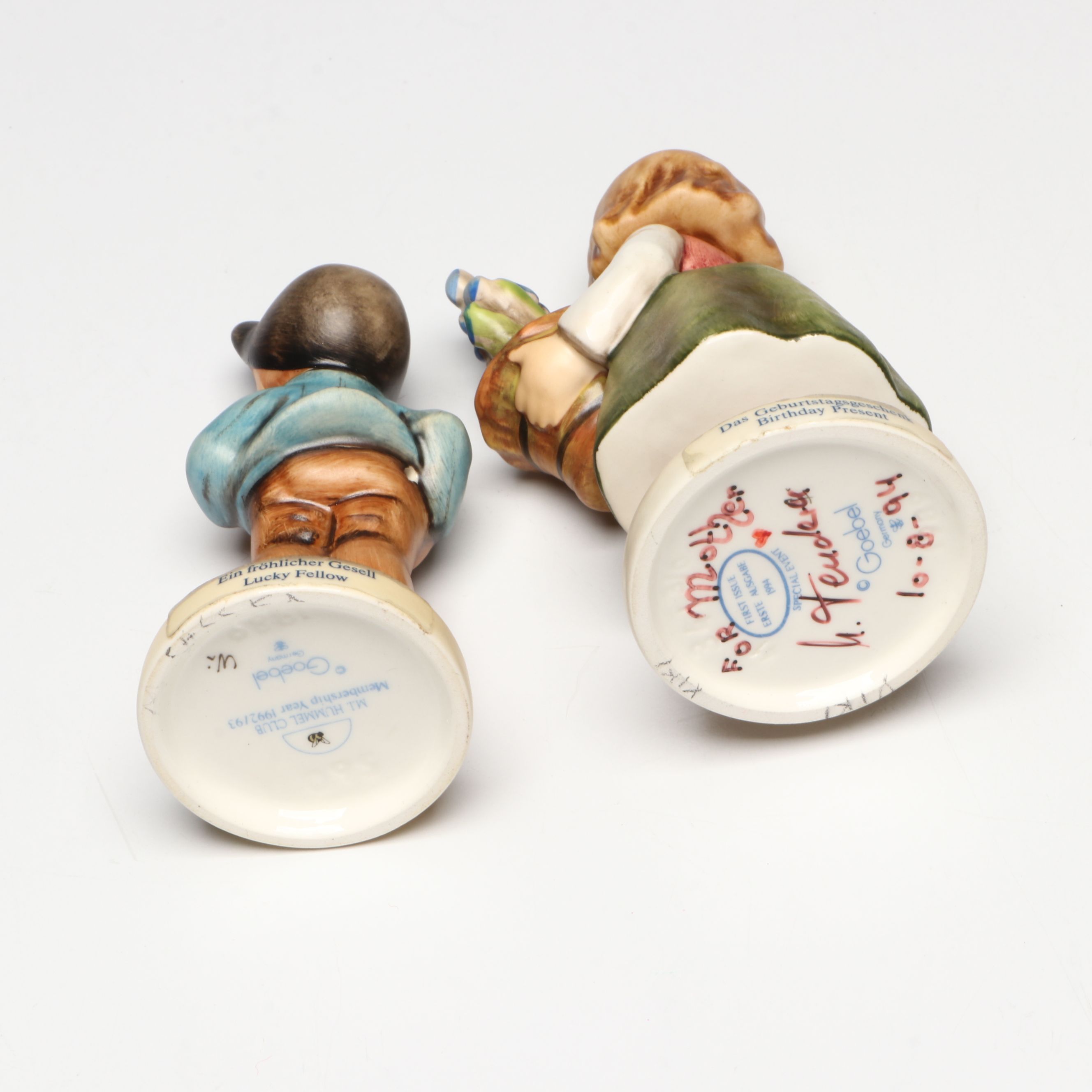 Goebel Hummel "Happy Pastime" Ashtray and More Porcelain Figurines