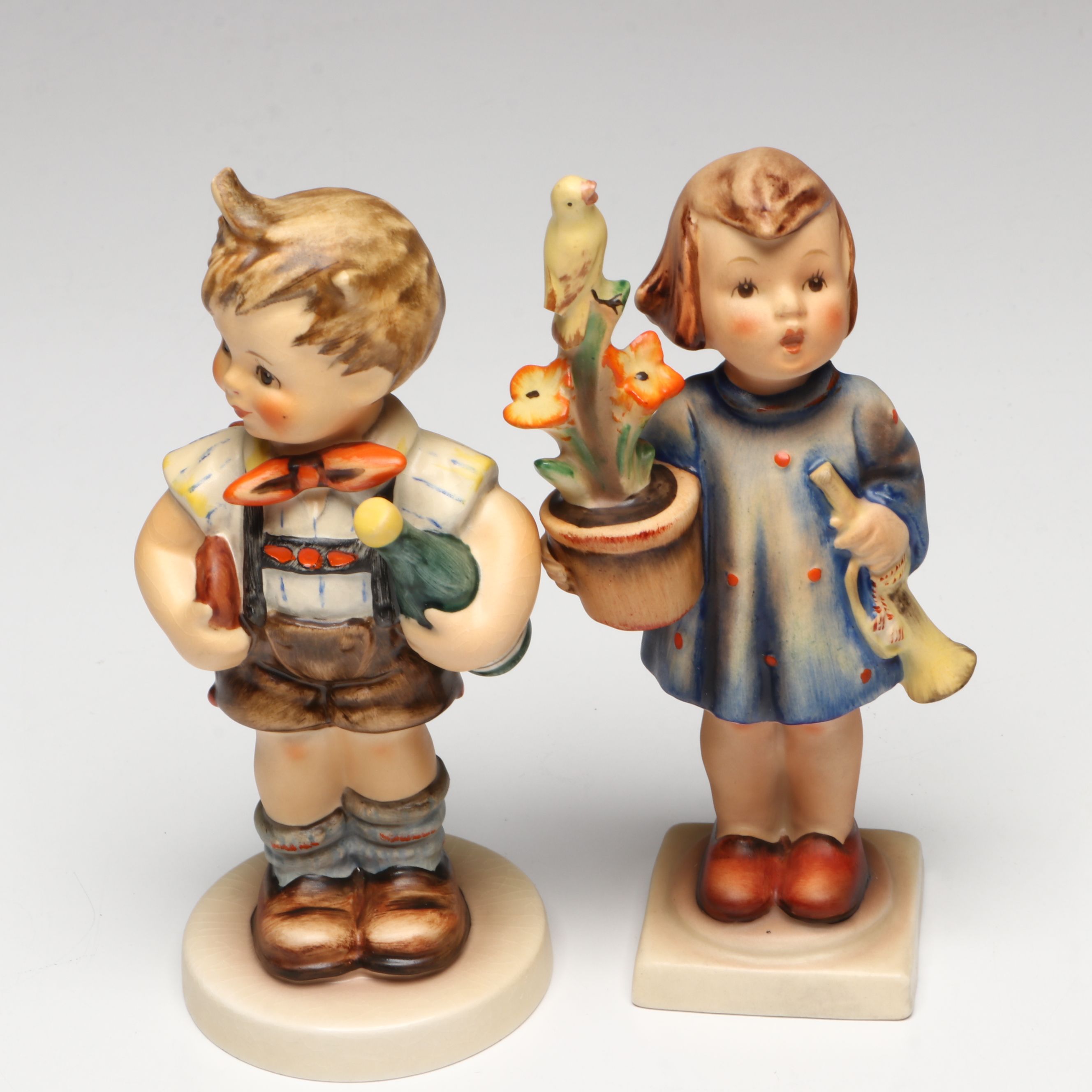 Goebel Hummel "Happy Pastime" Ashtray and More Porcelain Figurines