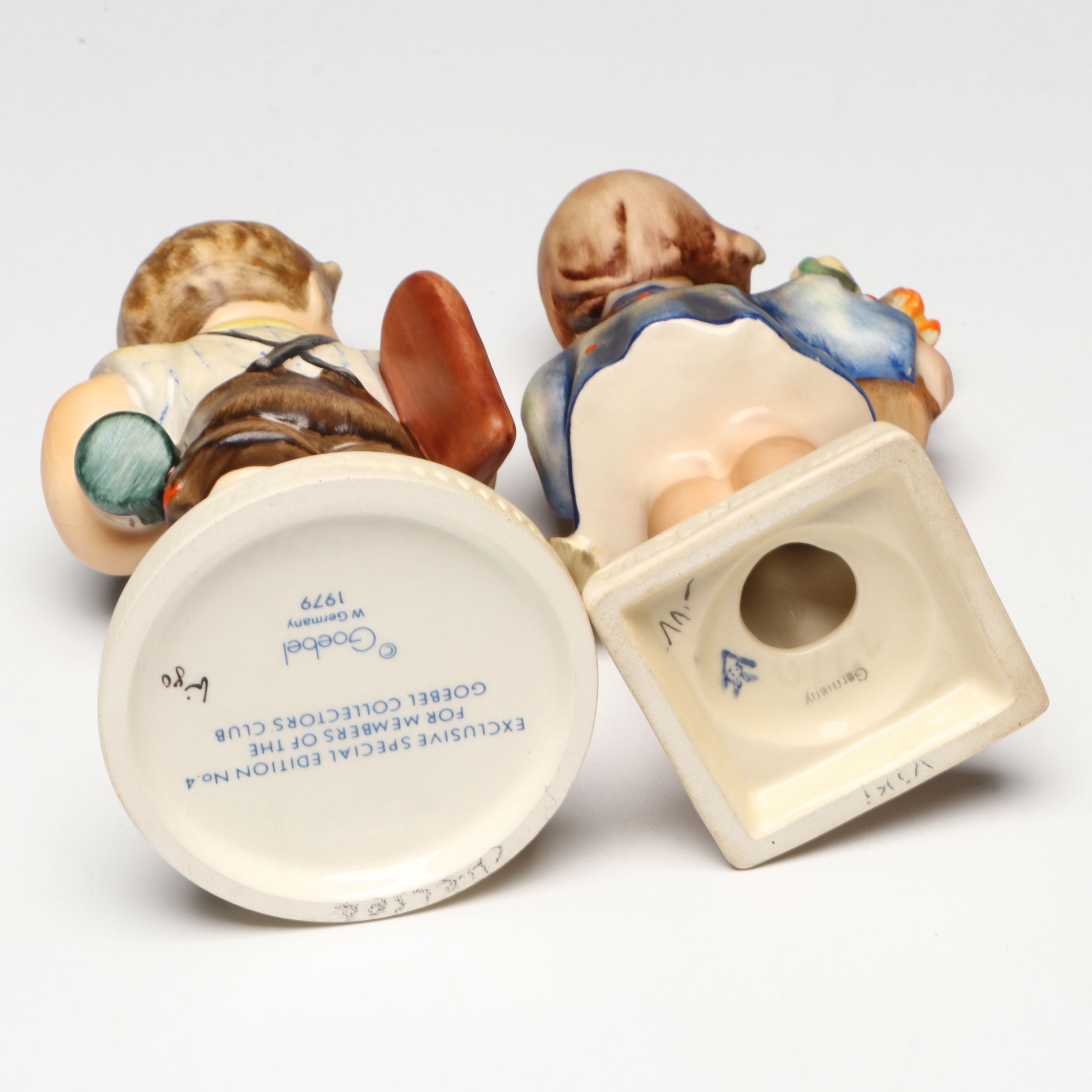 Goebel Hummel "Happy Pastime" Ashtray and More Porcelain Figurines