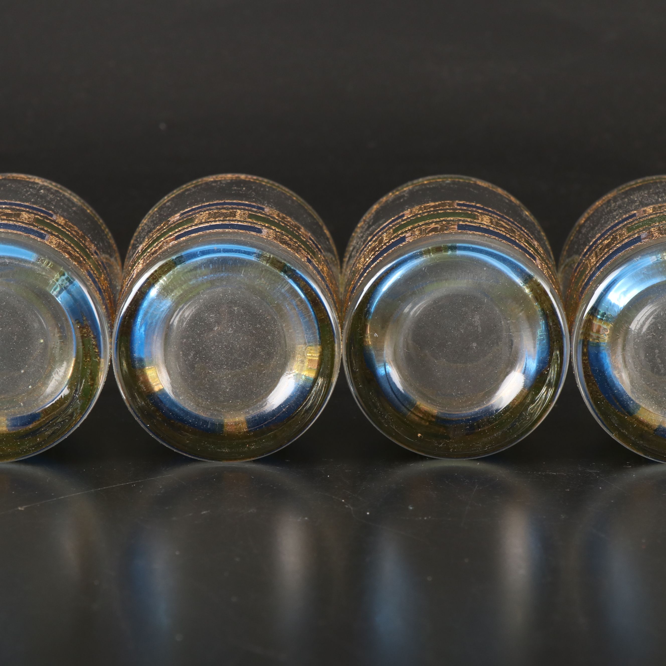 Mid Century Modern Culver "Empress" Highball and Old Fashioned Glasses