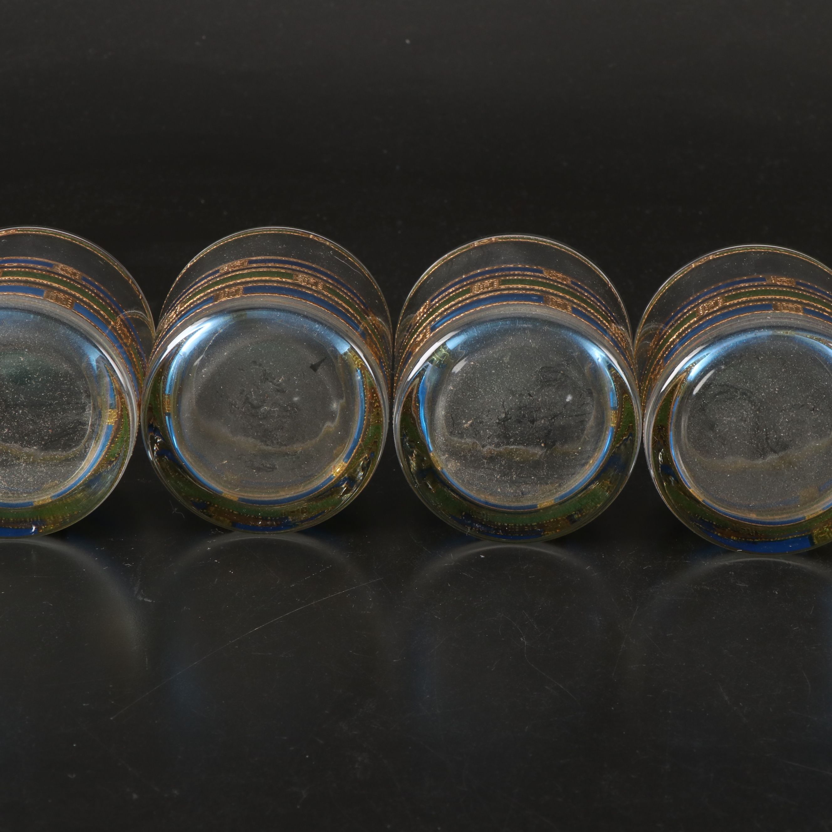 Mid Century Modern Culver "Empress" Highball and Old Fashioned Glasses