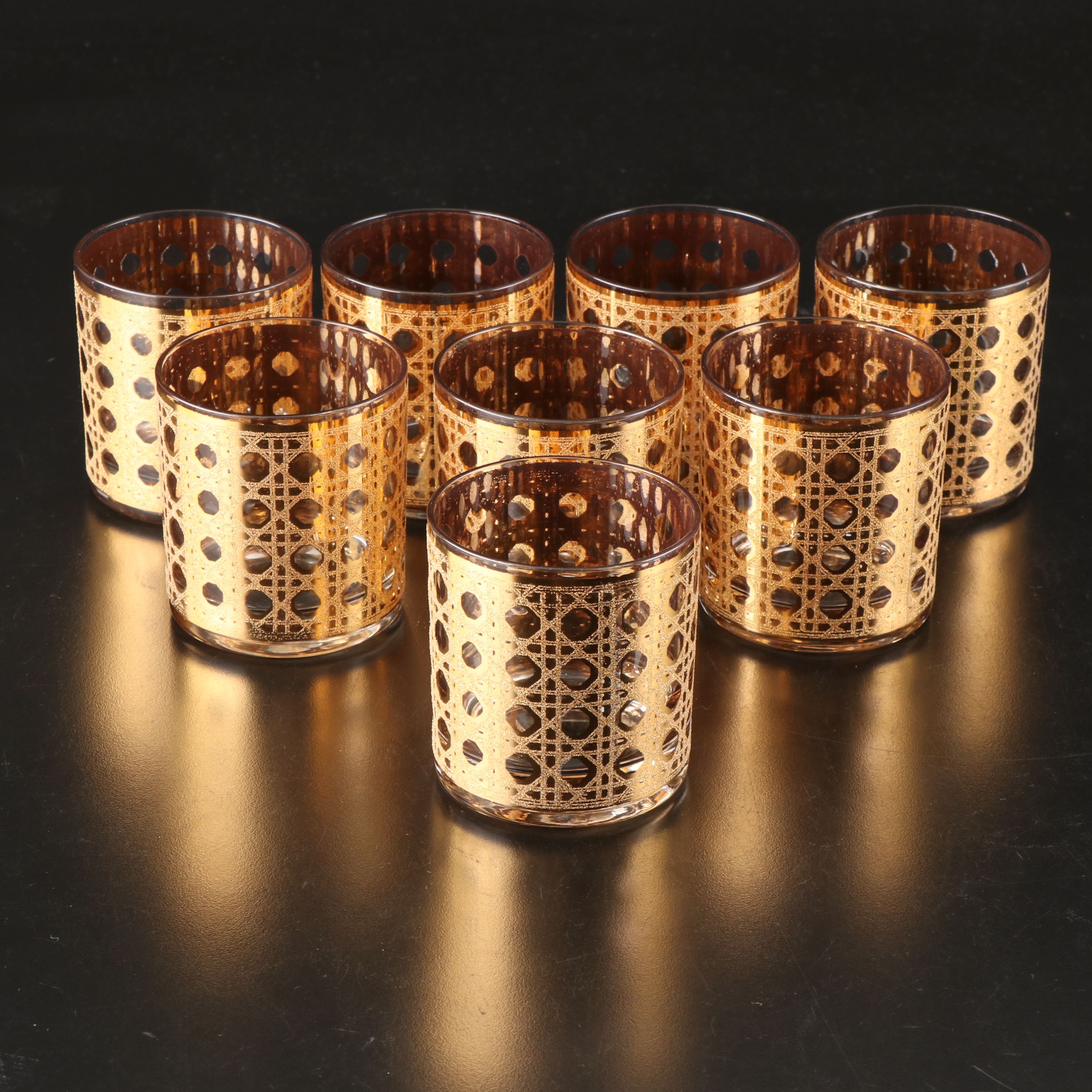 Culver "Cannella" Old Fashioned Glasses