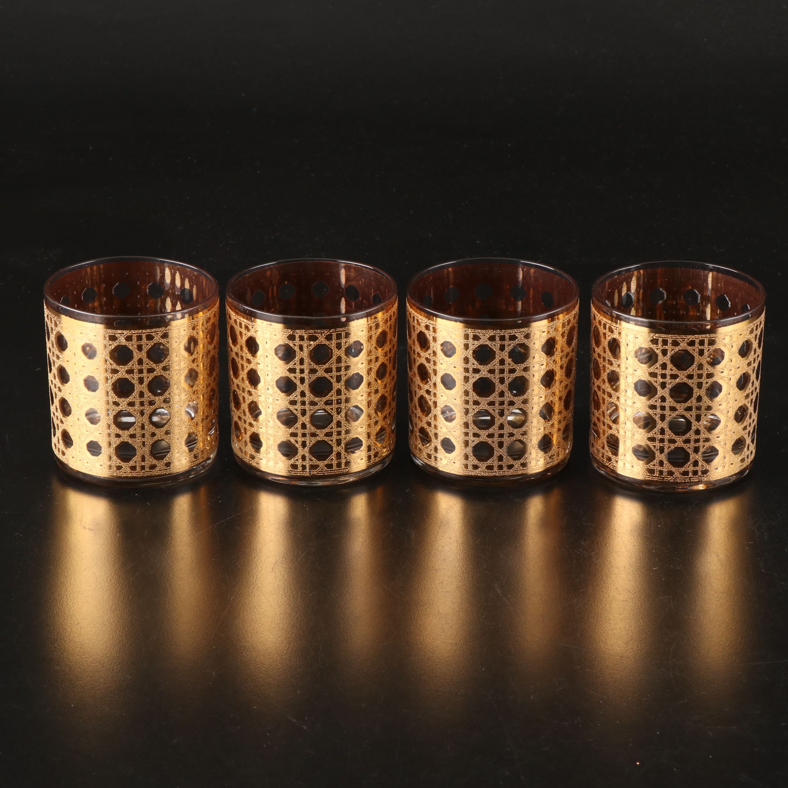 Culver "Cannella" Old Fashioned Glasses