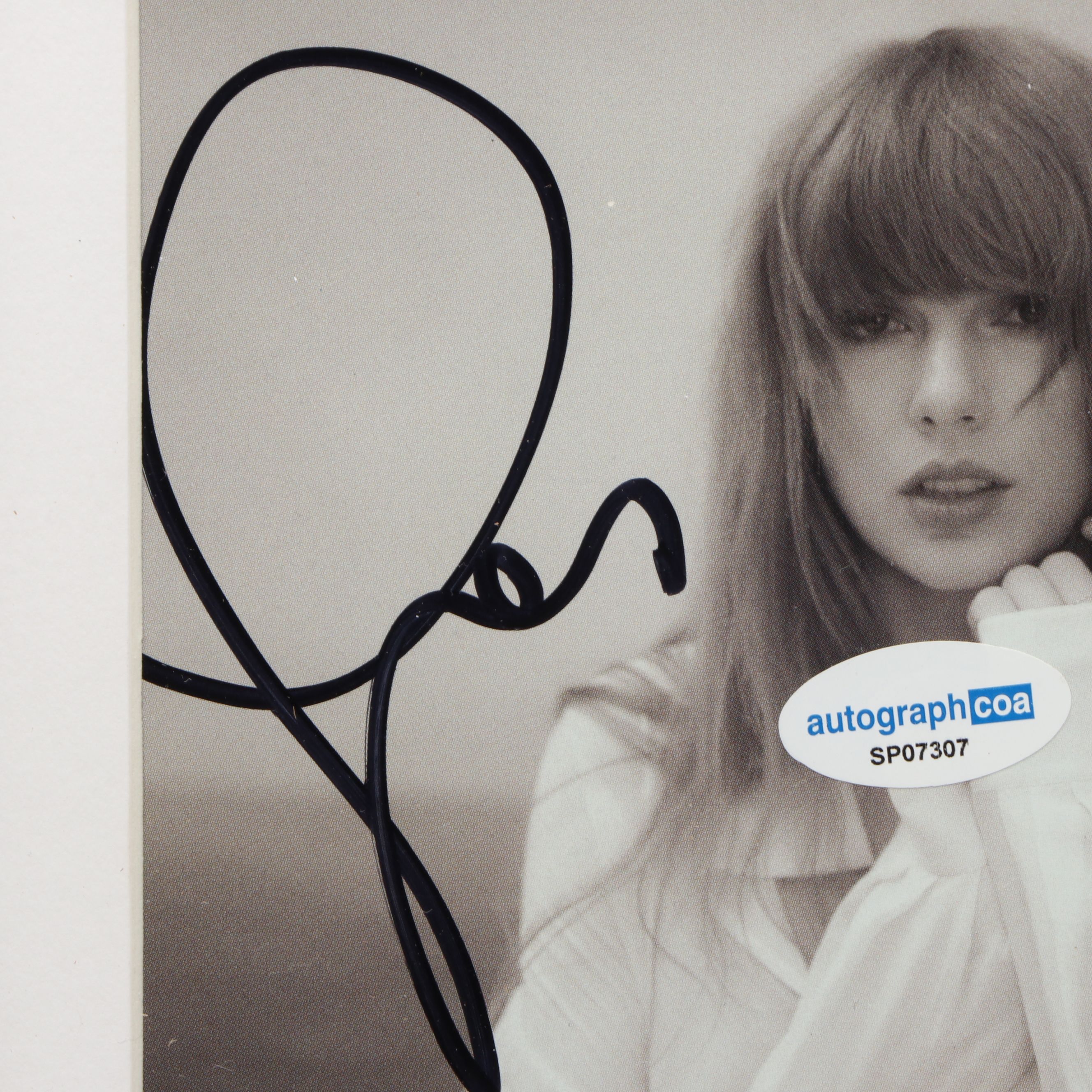 Taylor Swift Signed "The Tortured Poets Department" CD Card in Frame
