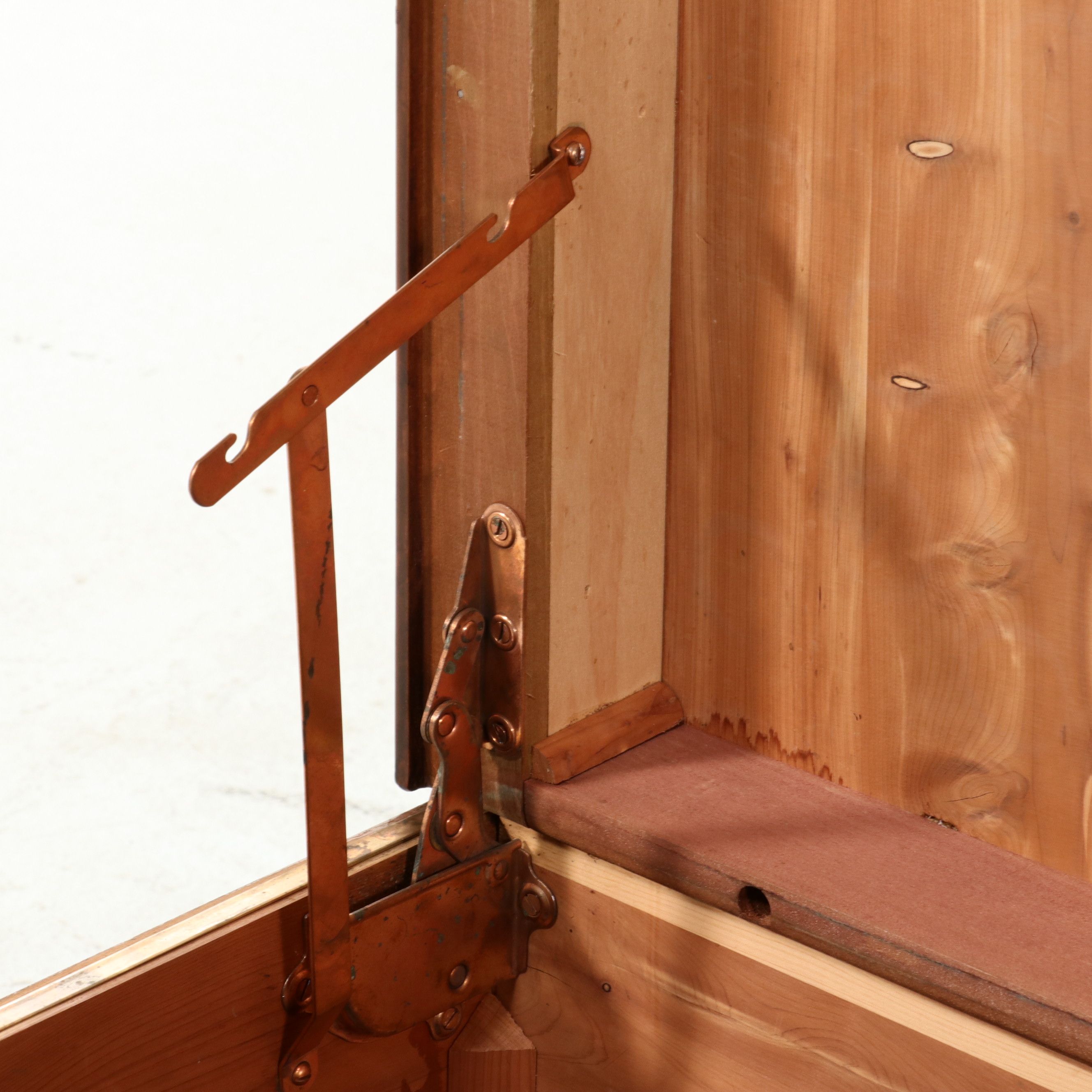 Sears Roebuck & Co. Art Deco Style "Honor-Bilt" Waterfall Cedar Chest