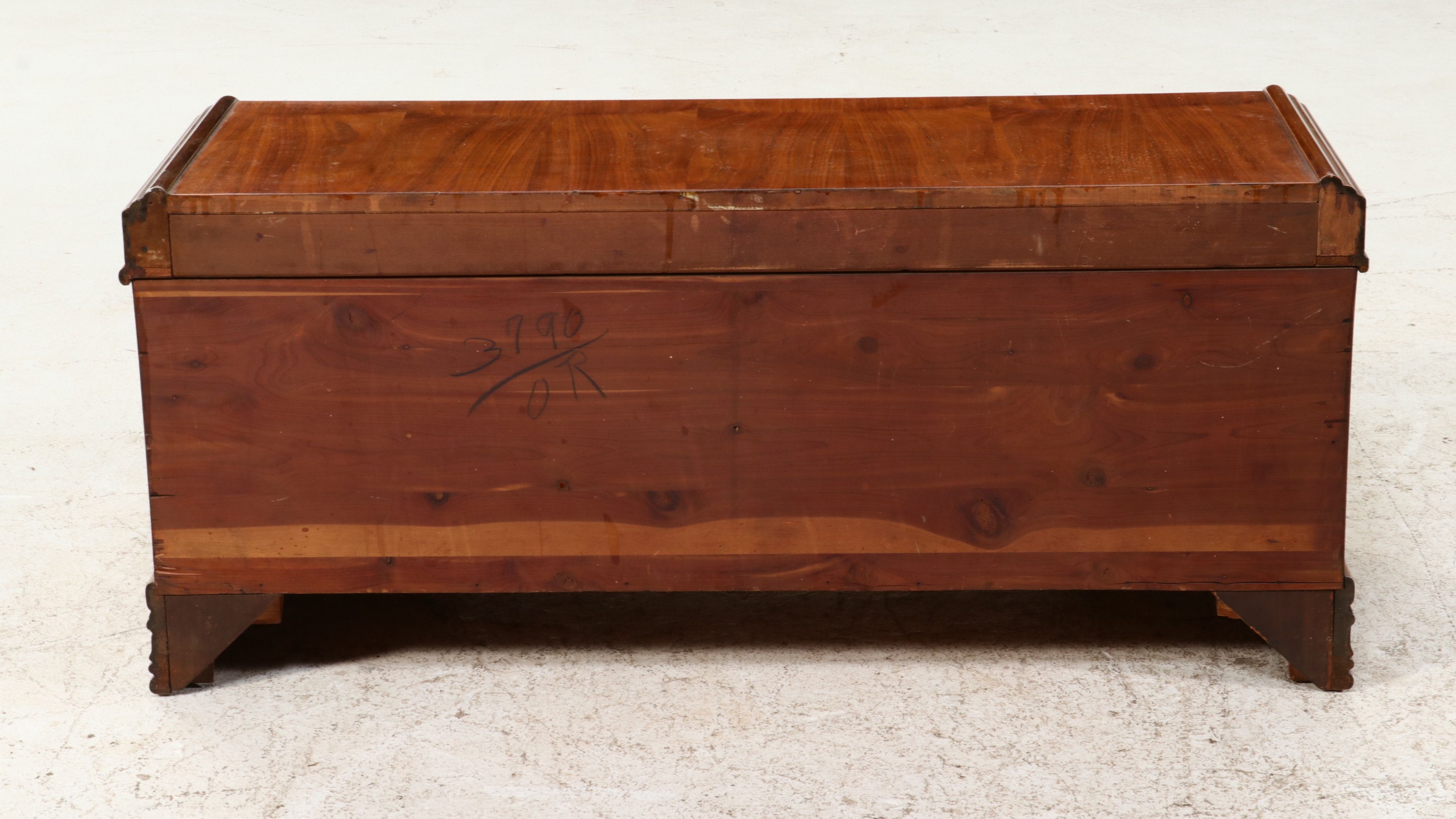Sears Roebuck & Co. Art Deco Style "Honor-Bilt" Waterfall Cedar Chest