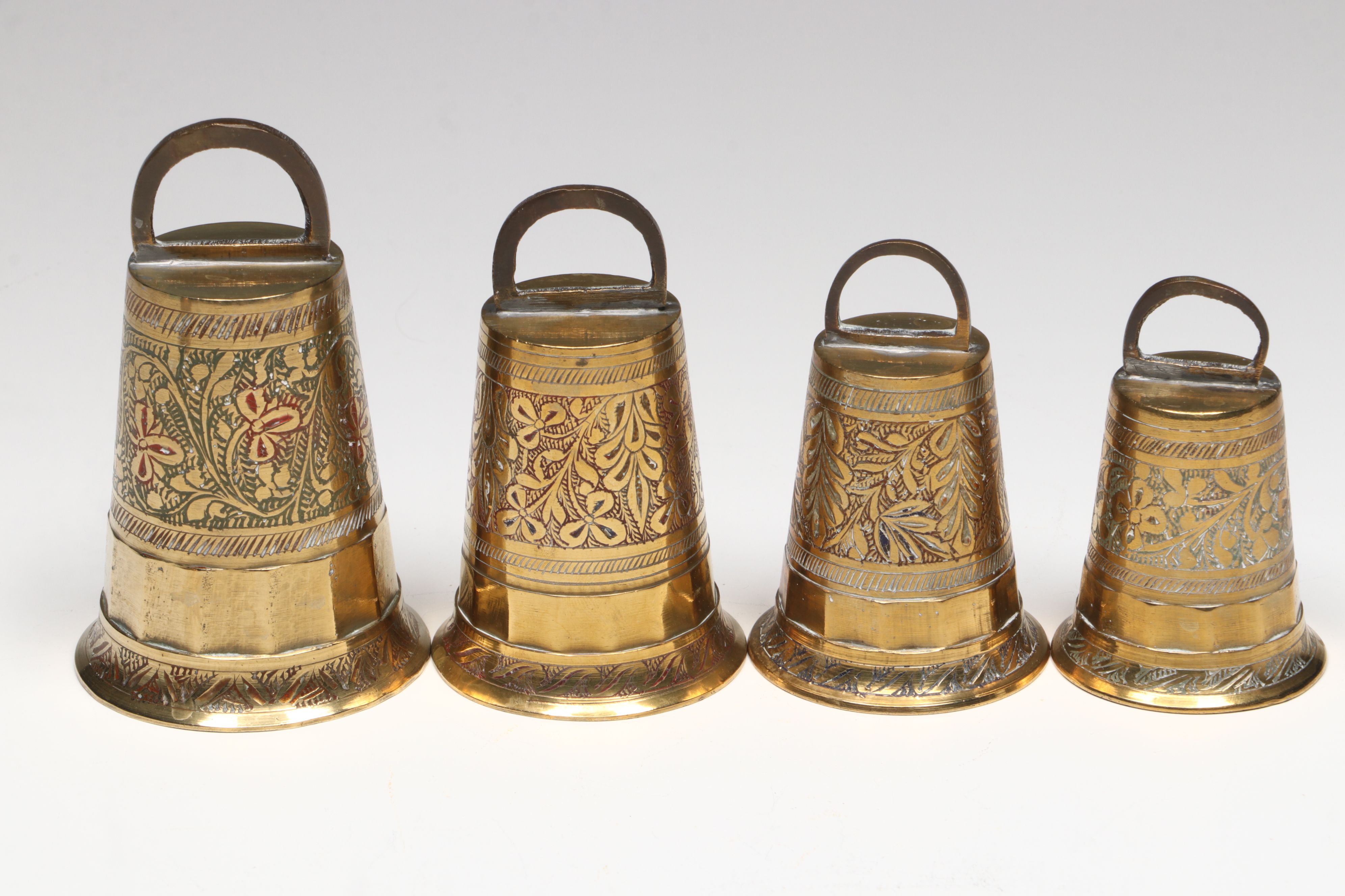 Elephant Claw and More Indian Chased Brass Bells