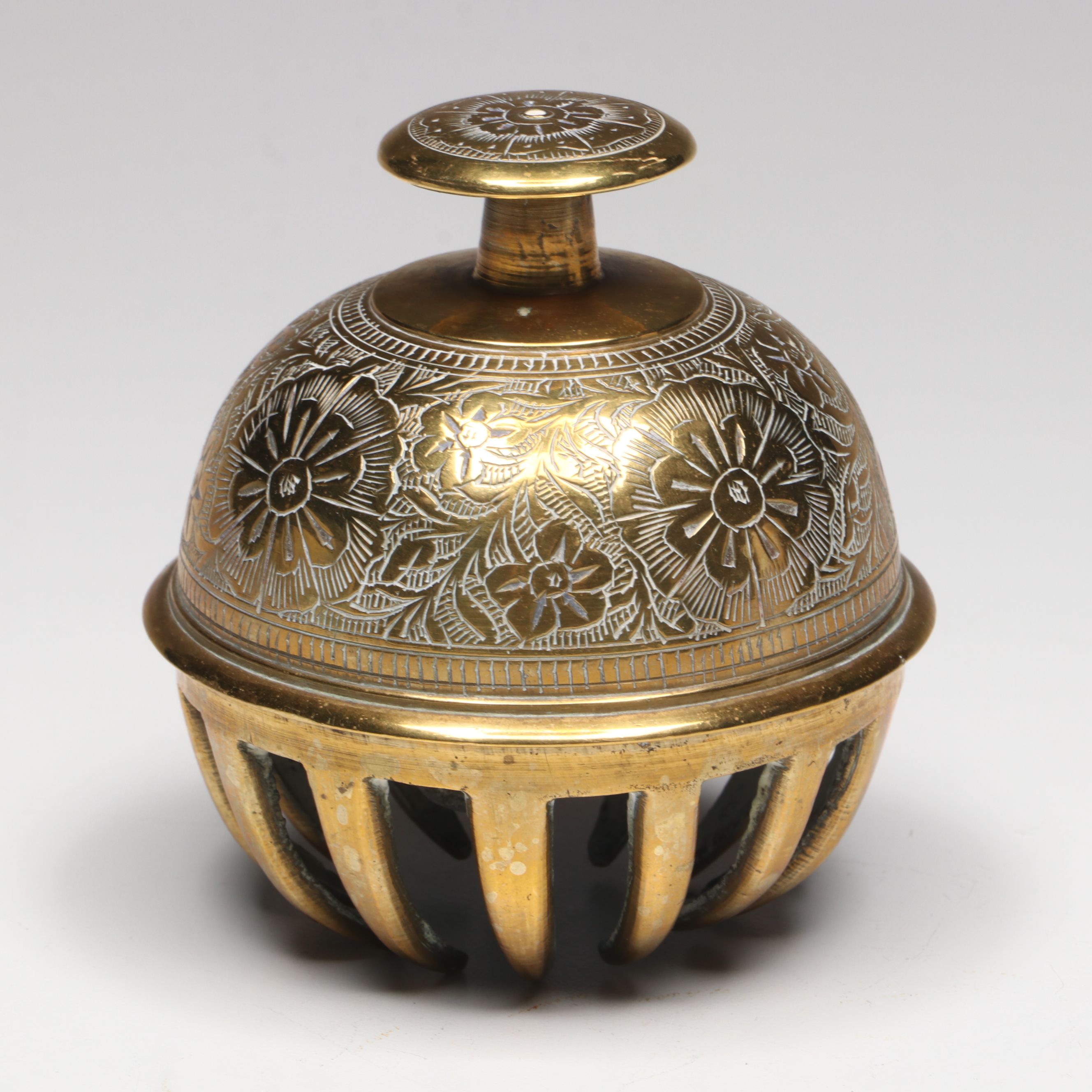 Elephant Claw and More Indian Chased Brass Bells