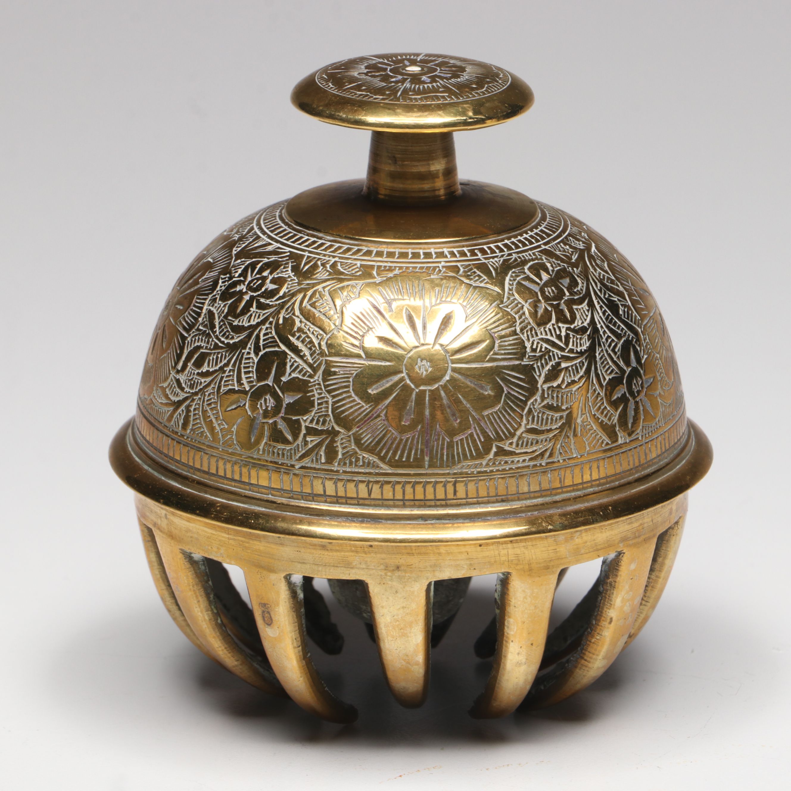 Elephant Claw and More Indian Chased Brass Bells