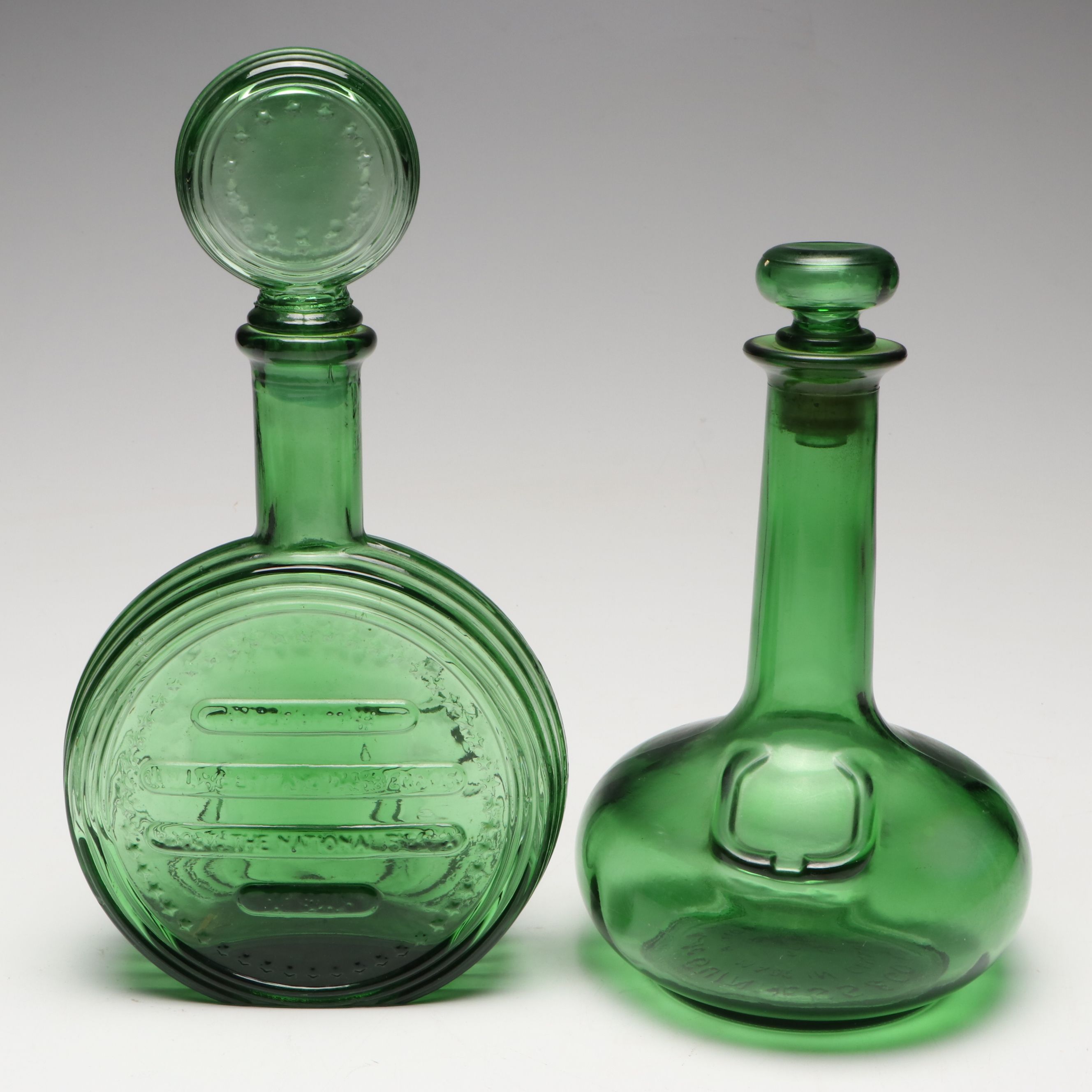 Wheaton Glass Co. Bottles with Other Fish-Shaped Vessels and More Green Glass