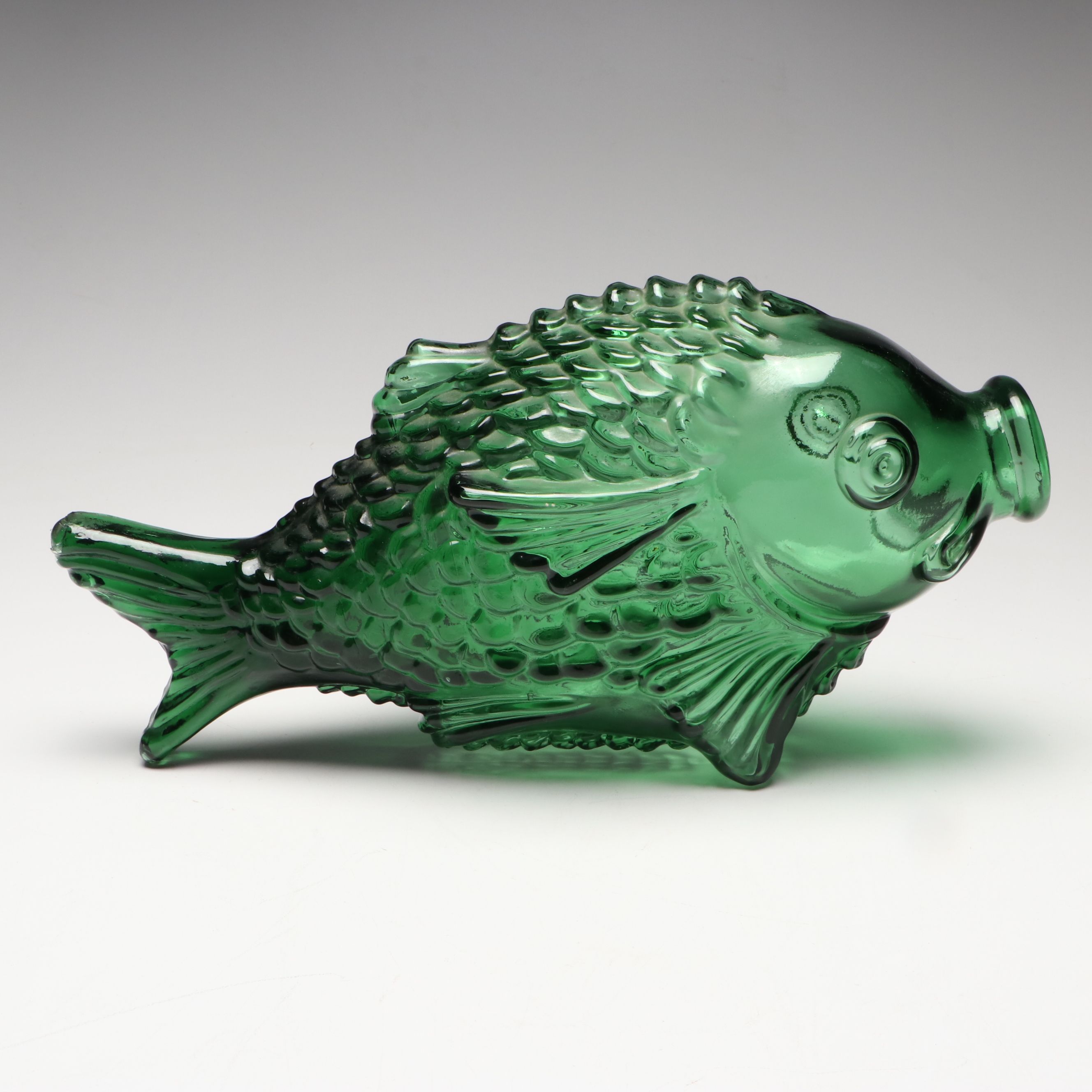 Wheaton Glass Co. Bottles with Other Fish-Shaped Vessels and More Green Glass