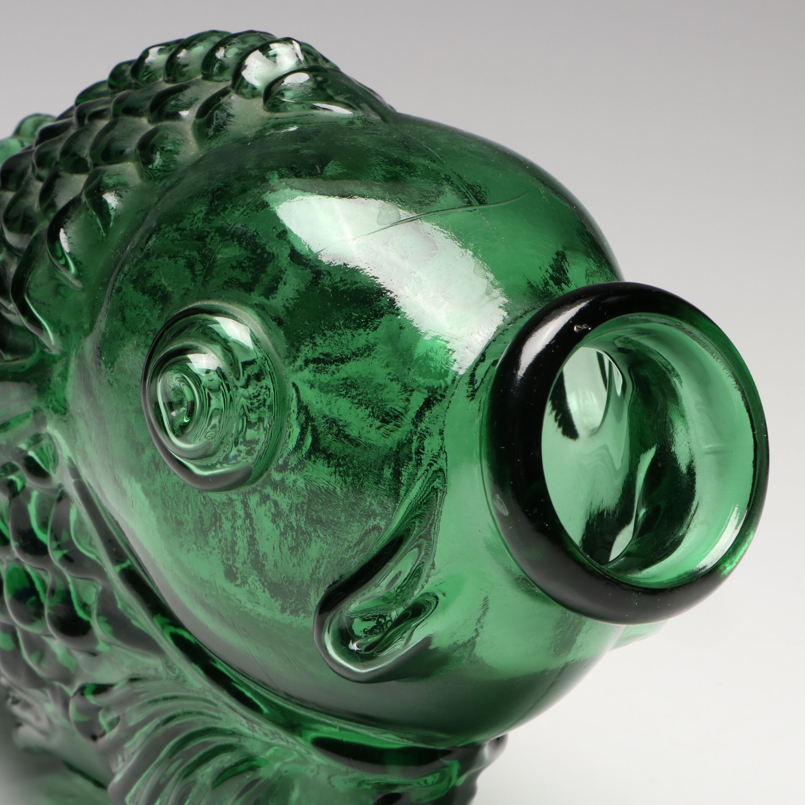 Wheaton Glass Co. Bottles with Other Fish-Shaped Vessels and More Green Glass