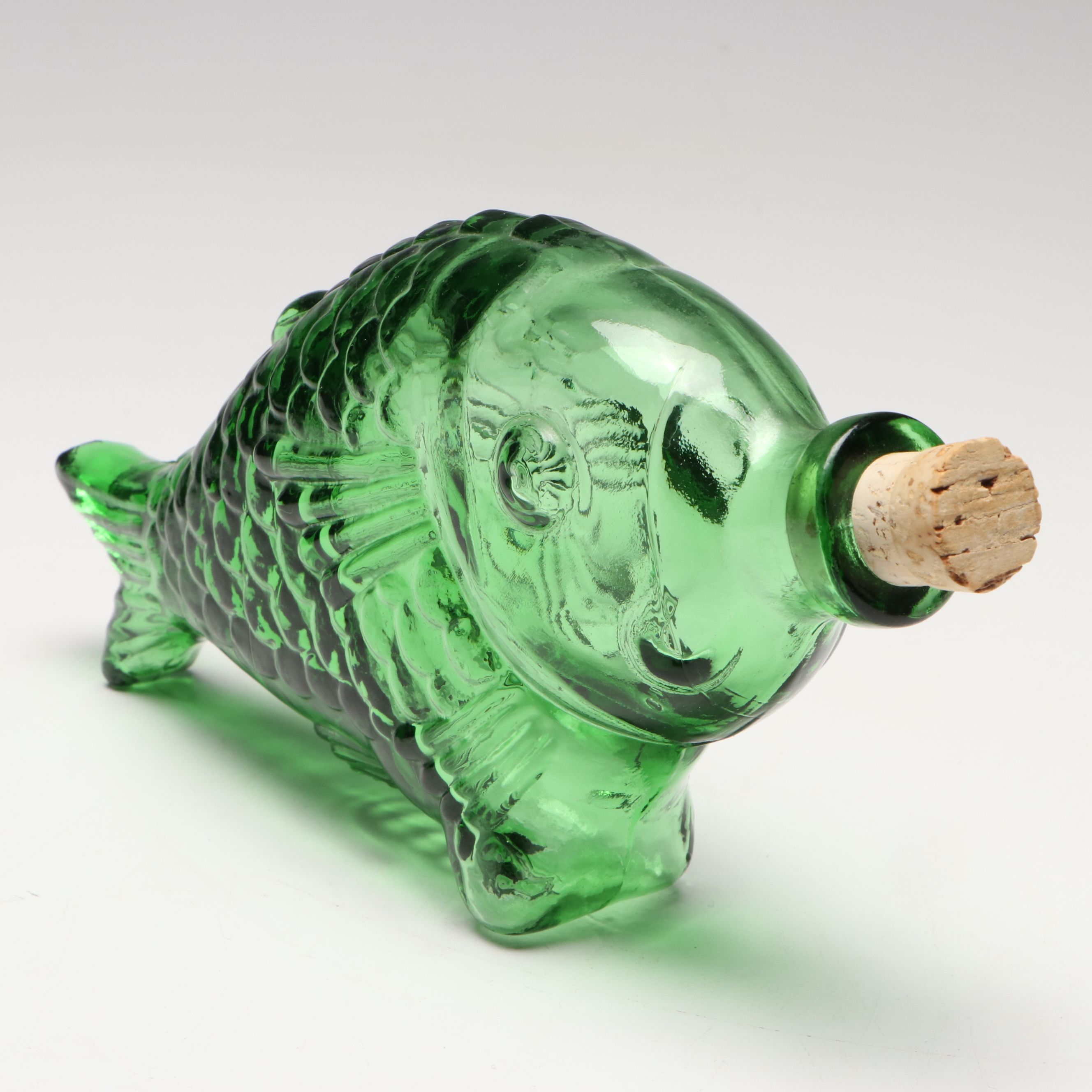 Wheaton Glass Co. Bottles with Other Fish-Shaped Vessels and More Green Glass