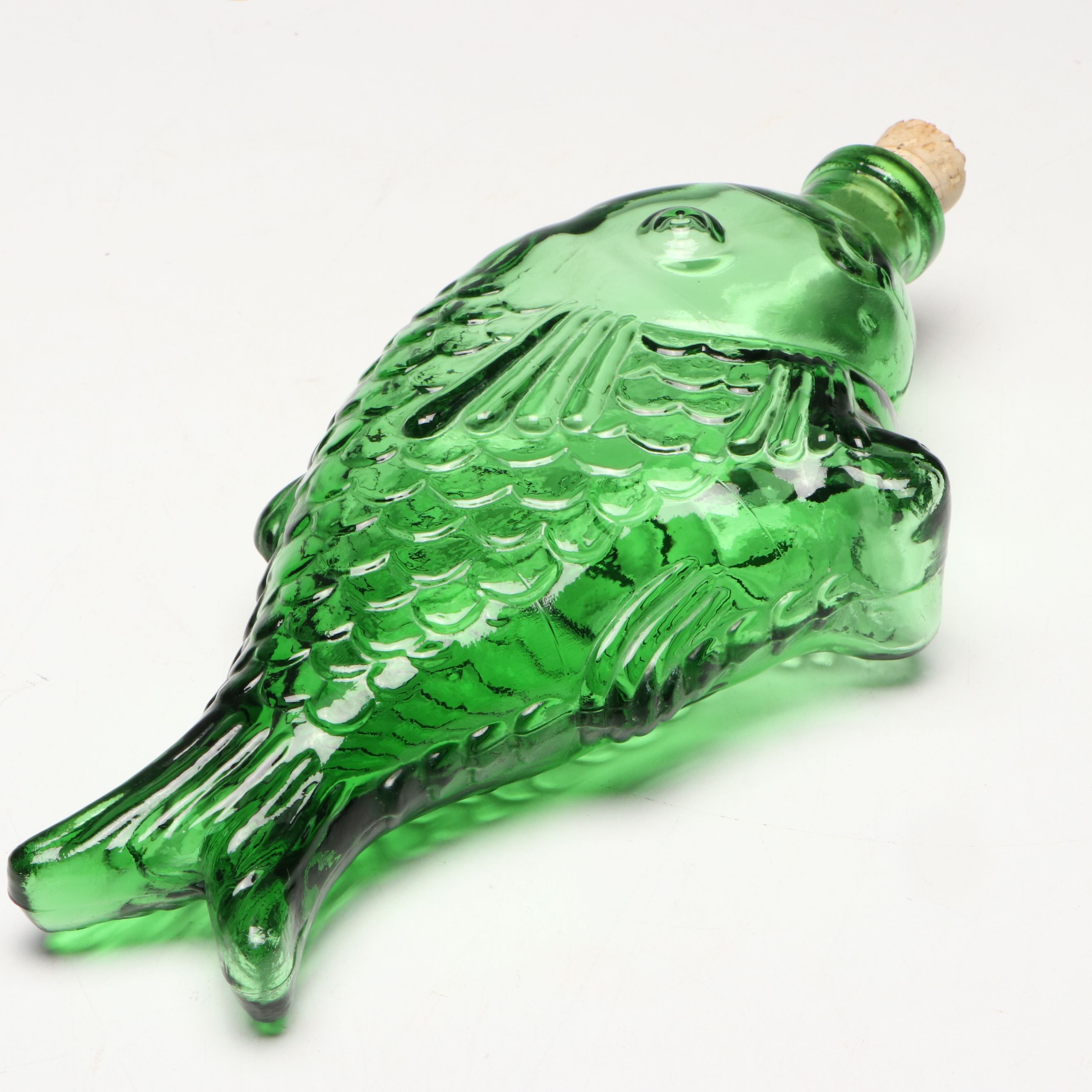 Wheaton Glass Co. Bottles with Other Fish-Shaped Vessels and More Green Glass