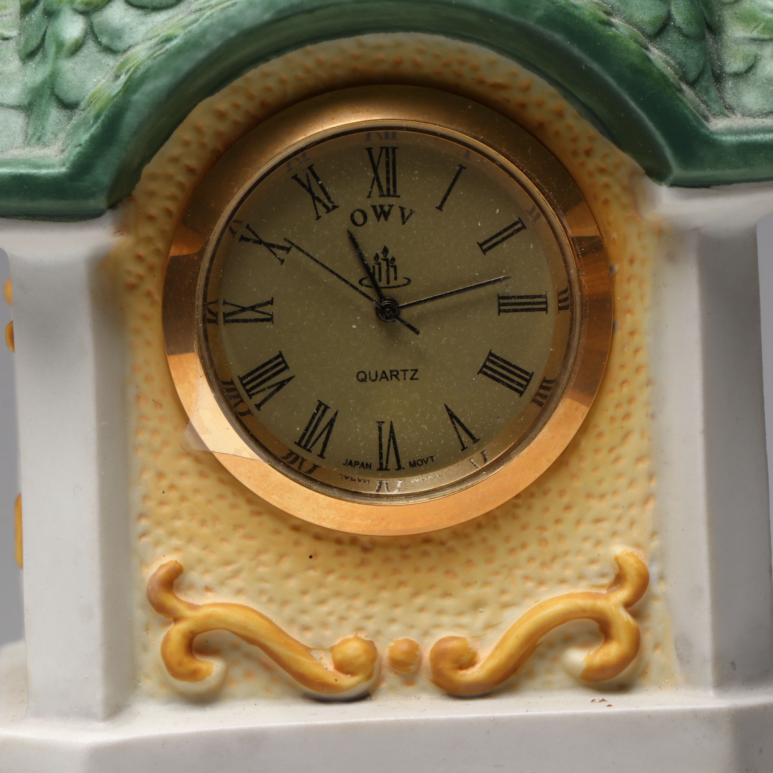 Clocktower, Farmhouse and Tudor Cottage Ceramic Village Candle Holders